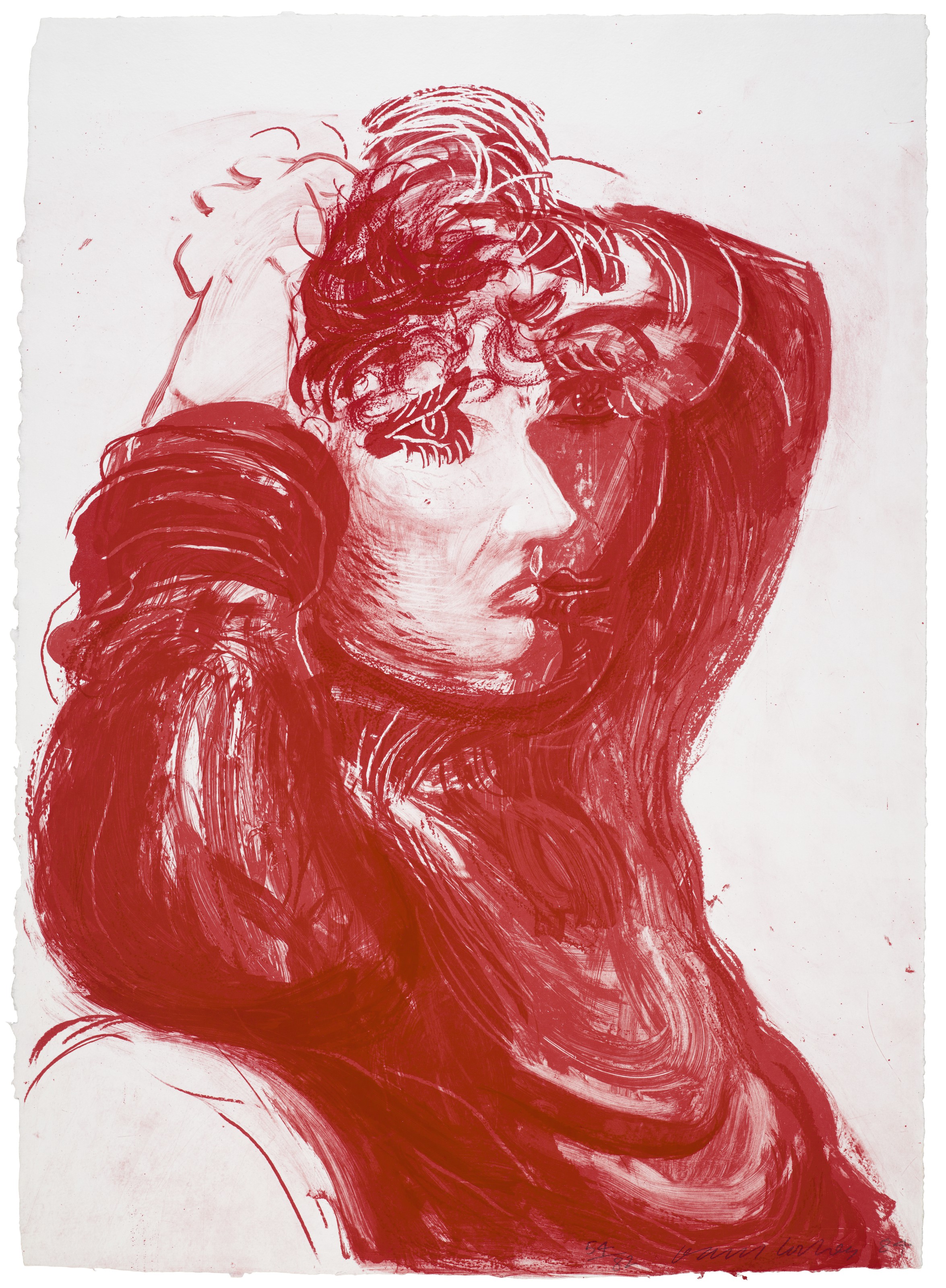 David Hockney — Рыжая Селия