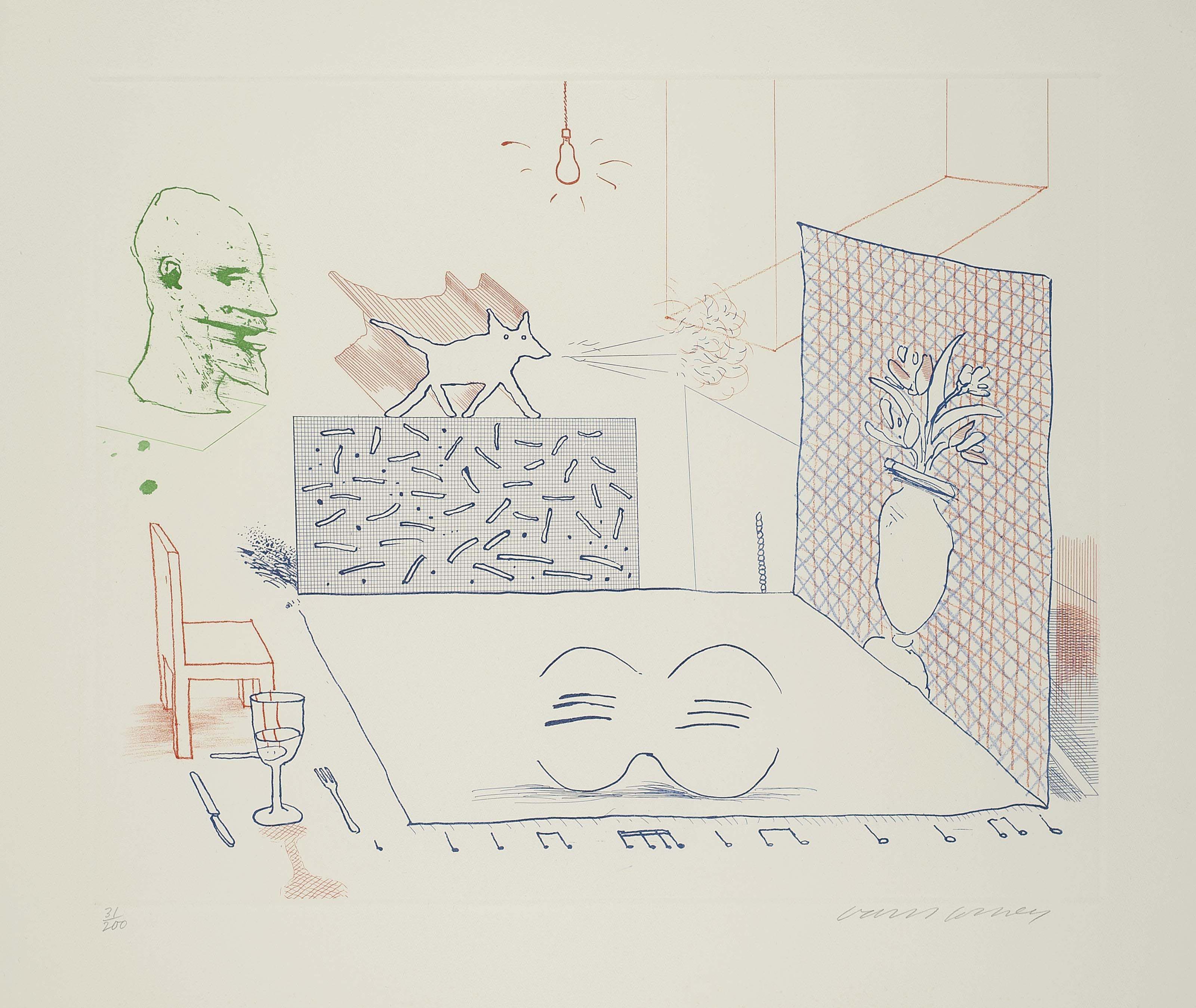 David Hockney — Синяя гитара (S.A.C. 199-218; Токио 178-196), изображение 11