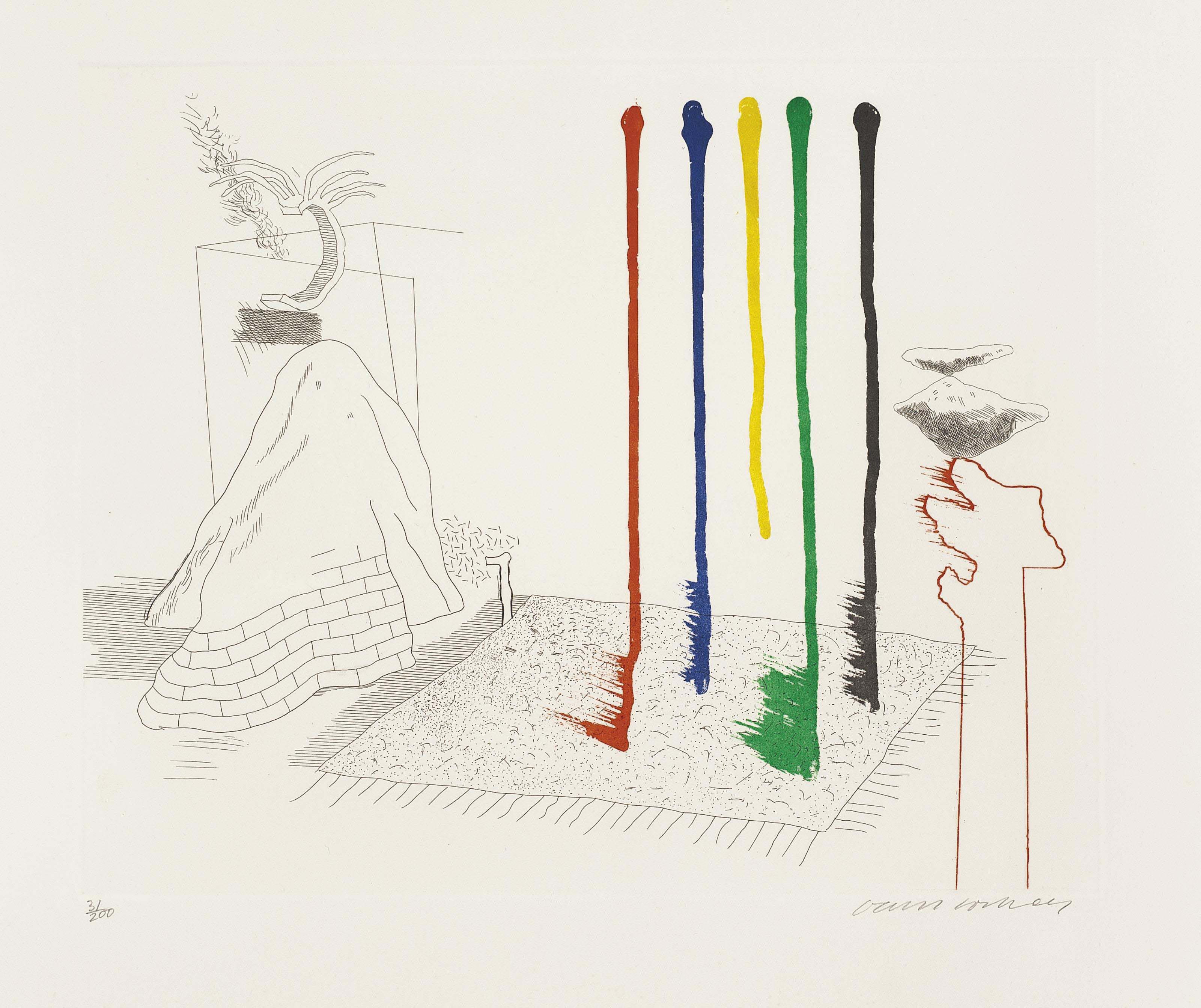 David Hockney — Синяя гитара (S.A.C. 199-218; Токио 178-196), изображение 13