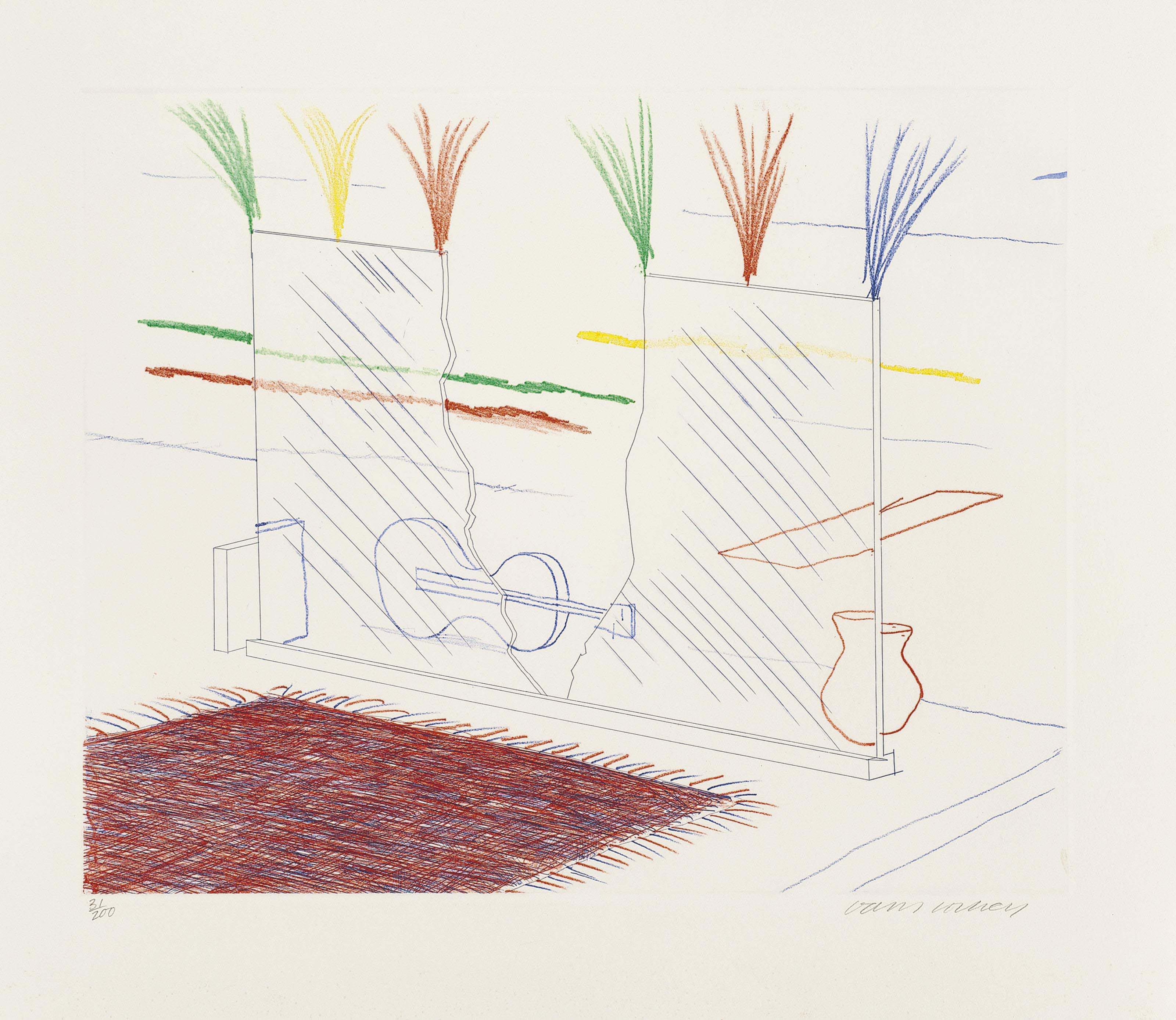 David Hockney — Синяя гитара (S.A.C. 199-218; Токио 178-196), изображение 14