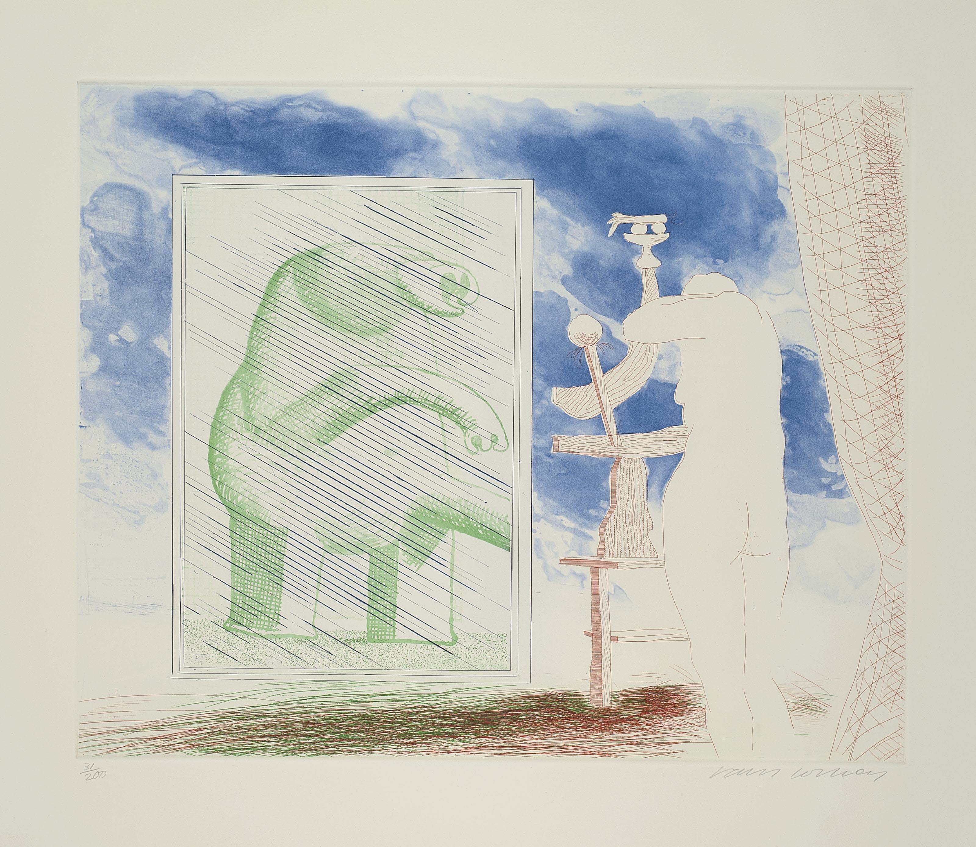 David Hockney — Синяя гитара (S.A.C. 199-218; Токио 178-196), изображение 15