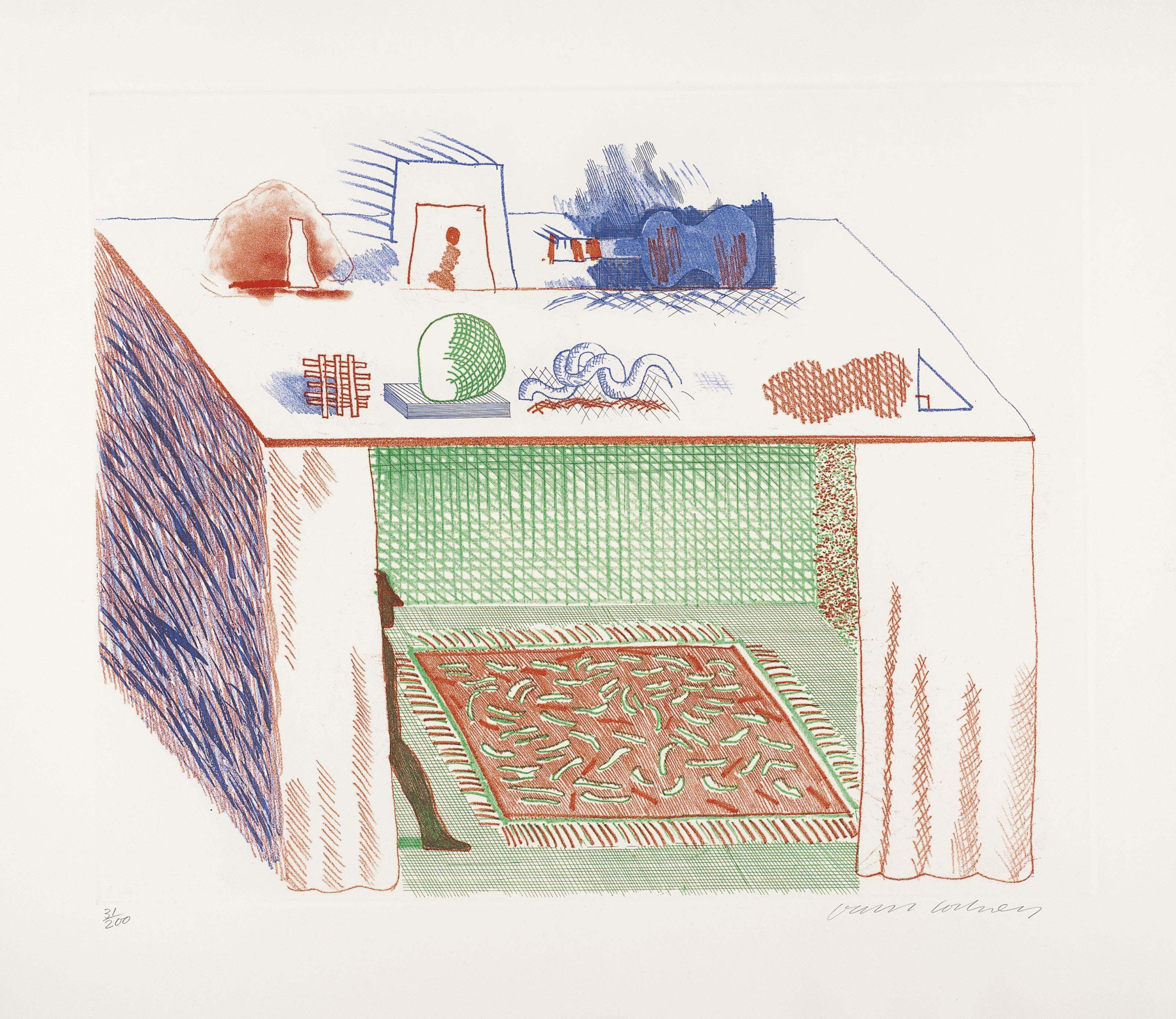 David Hockney — Синяя гитара (S.A.C. 199-218; Токио 178-196), изображение 16
