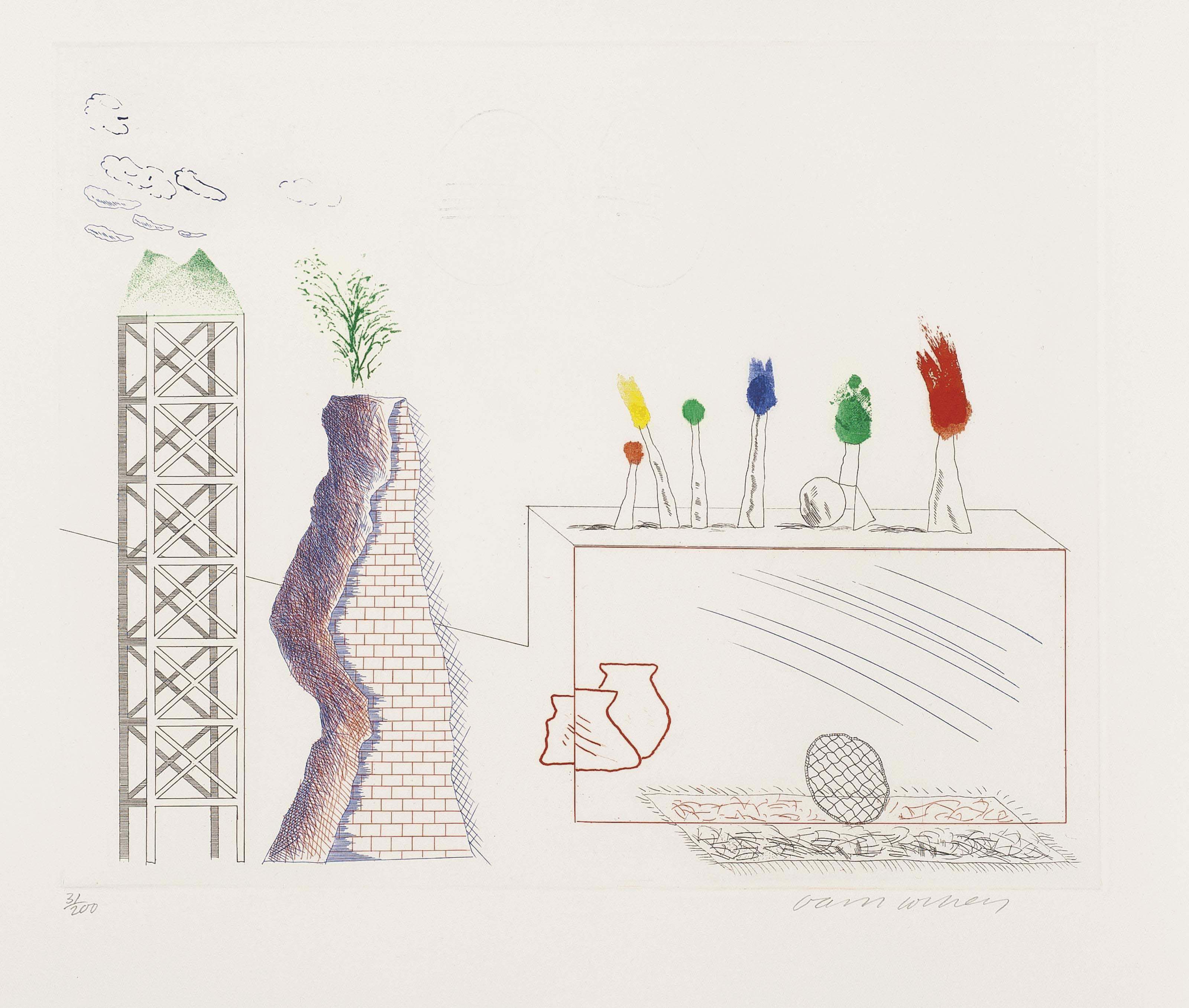 David Hockney — Синяя гитара (S.A.C. 199-218; Токио 178-196), изображение 17