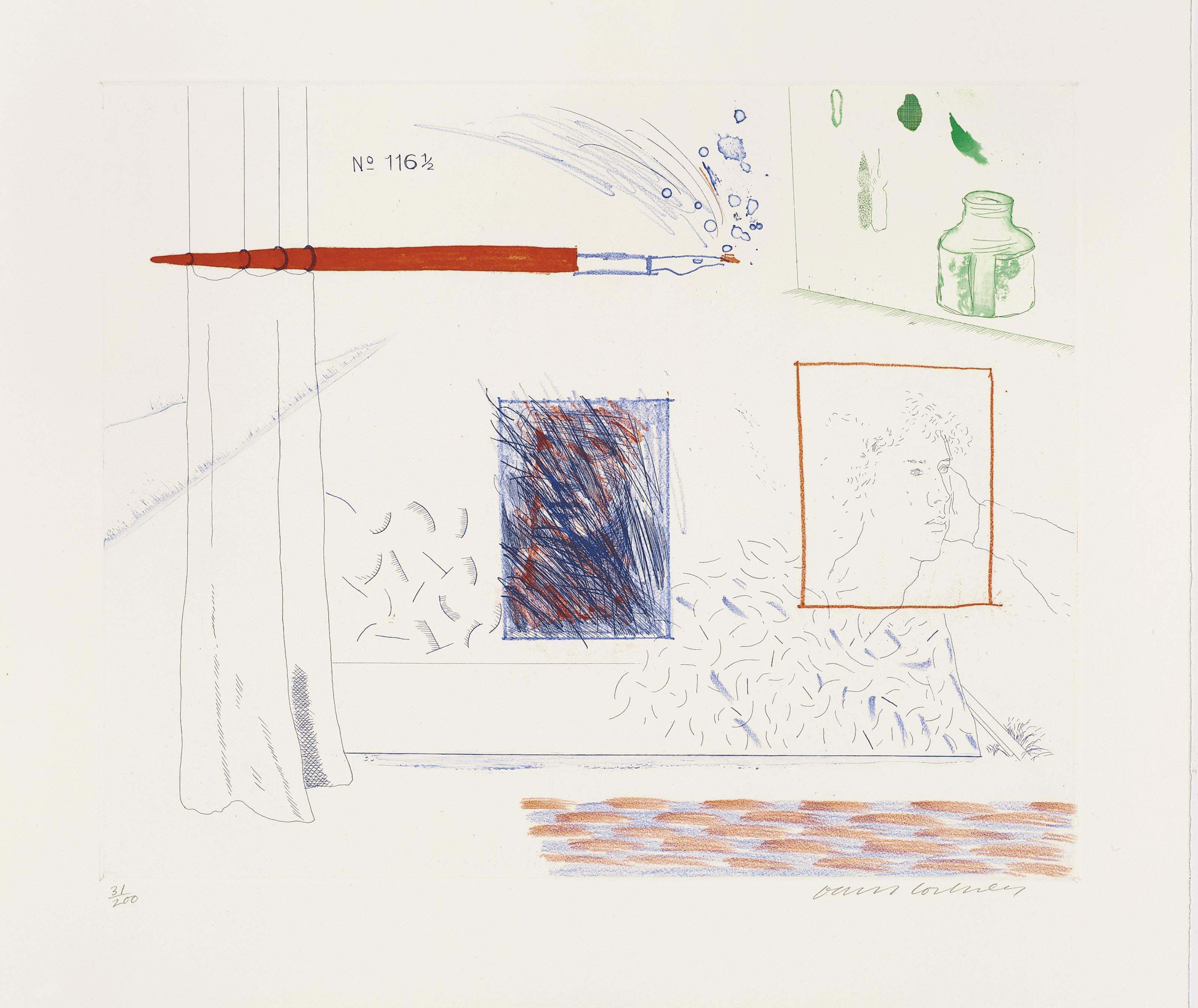 David Hockney — Синяя гитара (S.A.C. 199-218; Токио 178-196), изображение 18