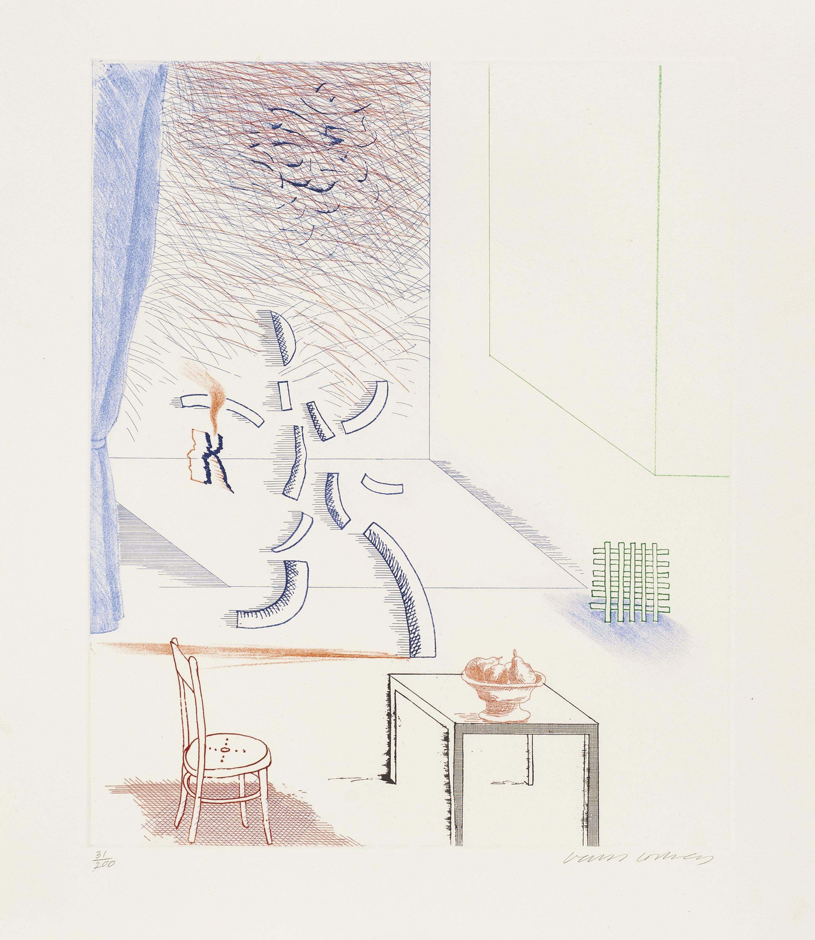 David Hockney — Синяя гитара (S.A.C. 199-218; Токио 178-196), изображение 3