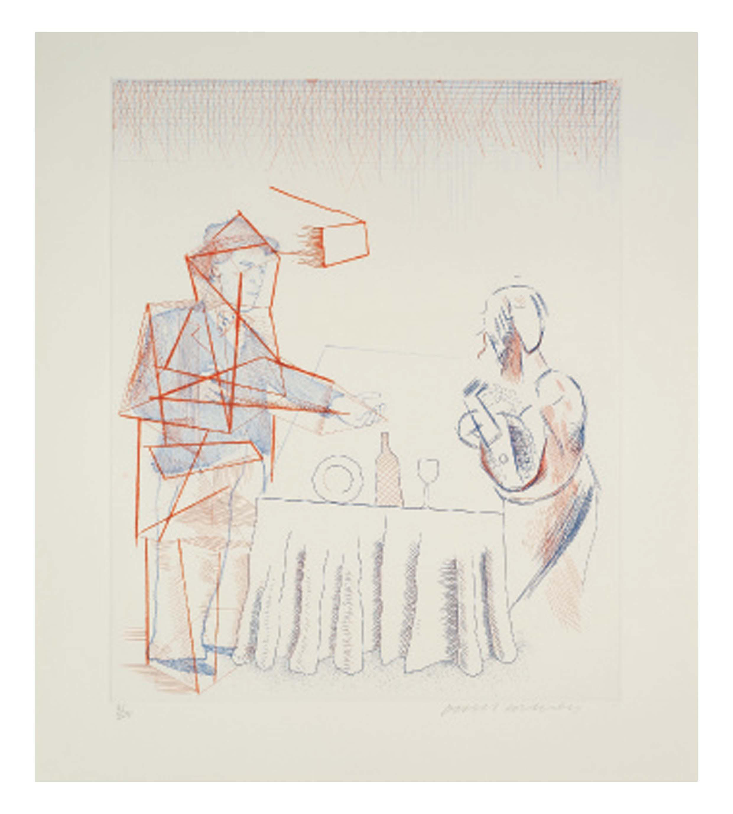 David Hockney — Синяя гитара (S.A.C. 199-218; Токио 178-196), изображение 4