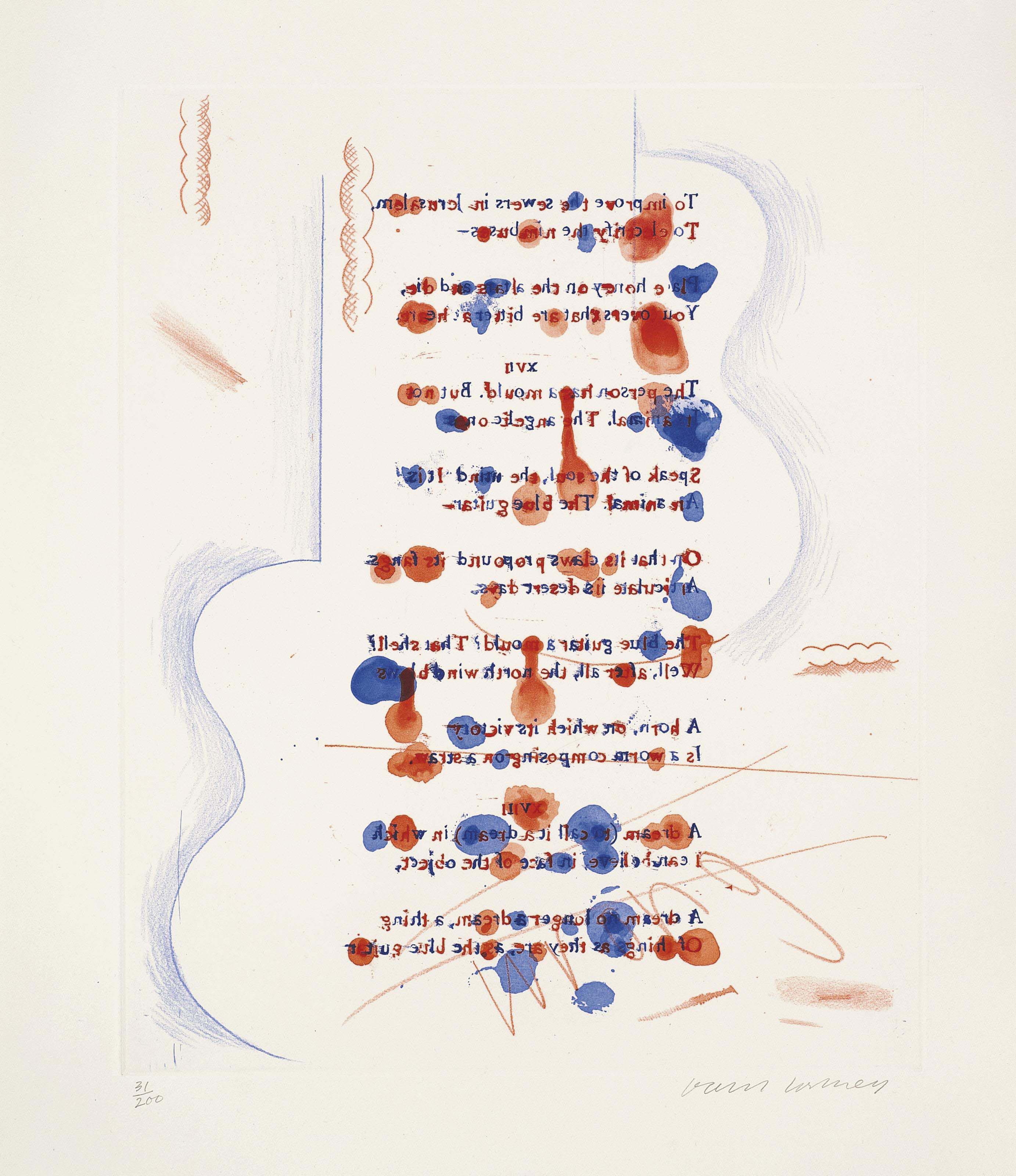David Hockney — Синяя гитара (S.A.C. 199-218; Токио 178-196), изображение 5