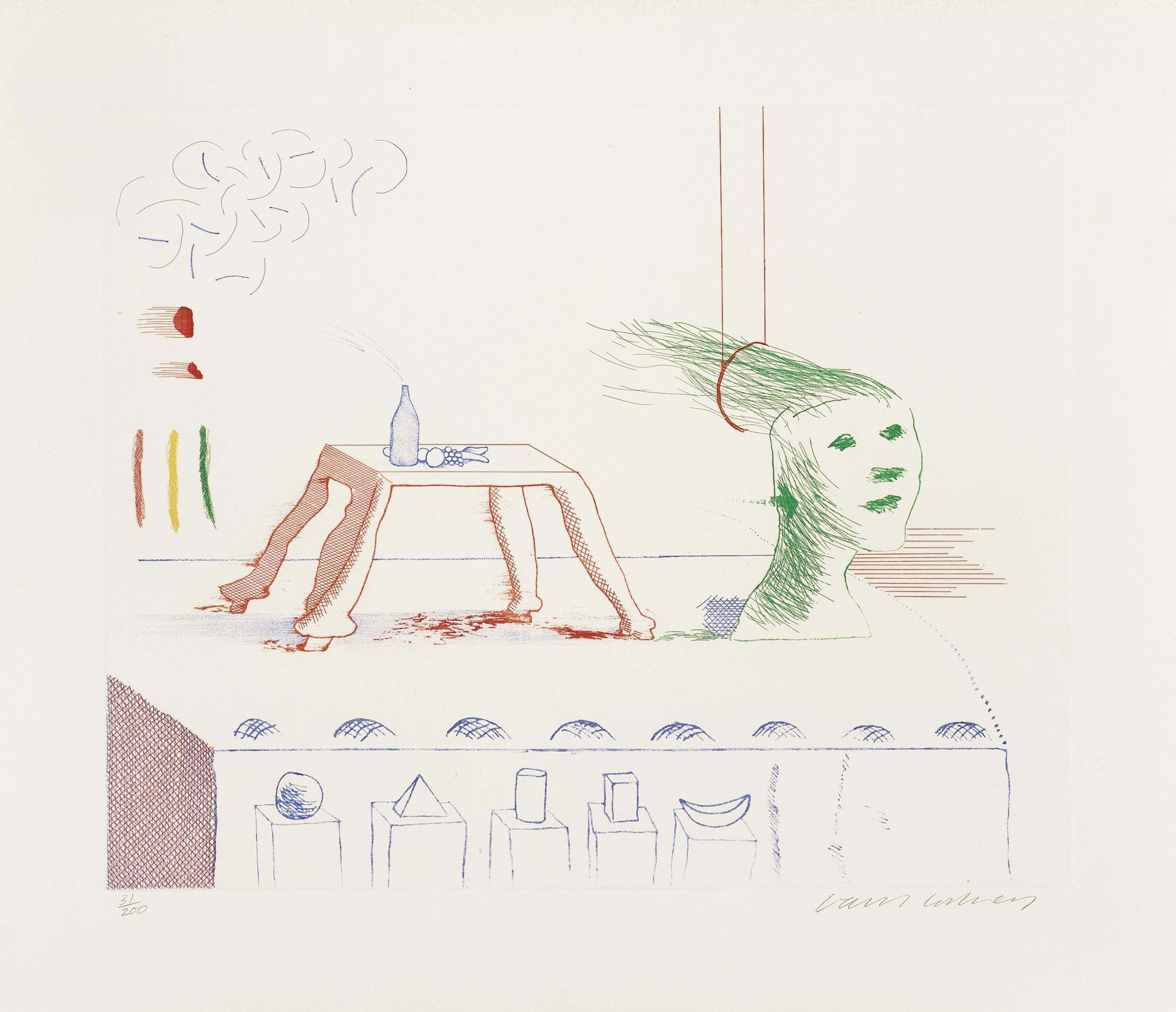 David Hockney — Синяя гитара (S.A.C. 199-218; Токио 178-196), изображение 9