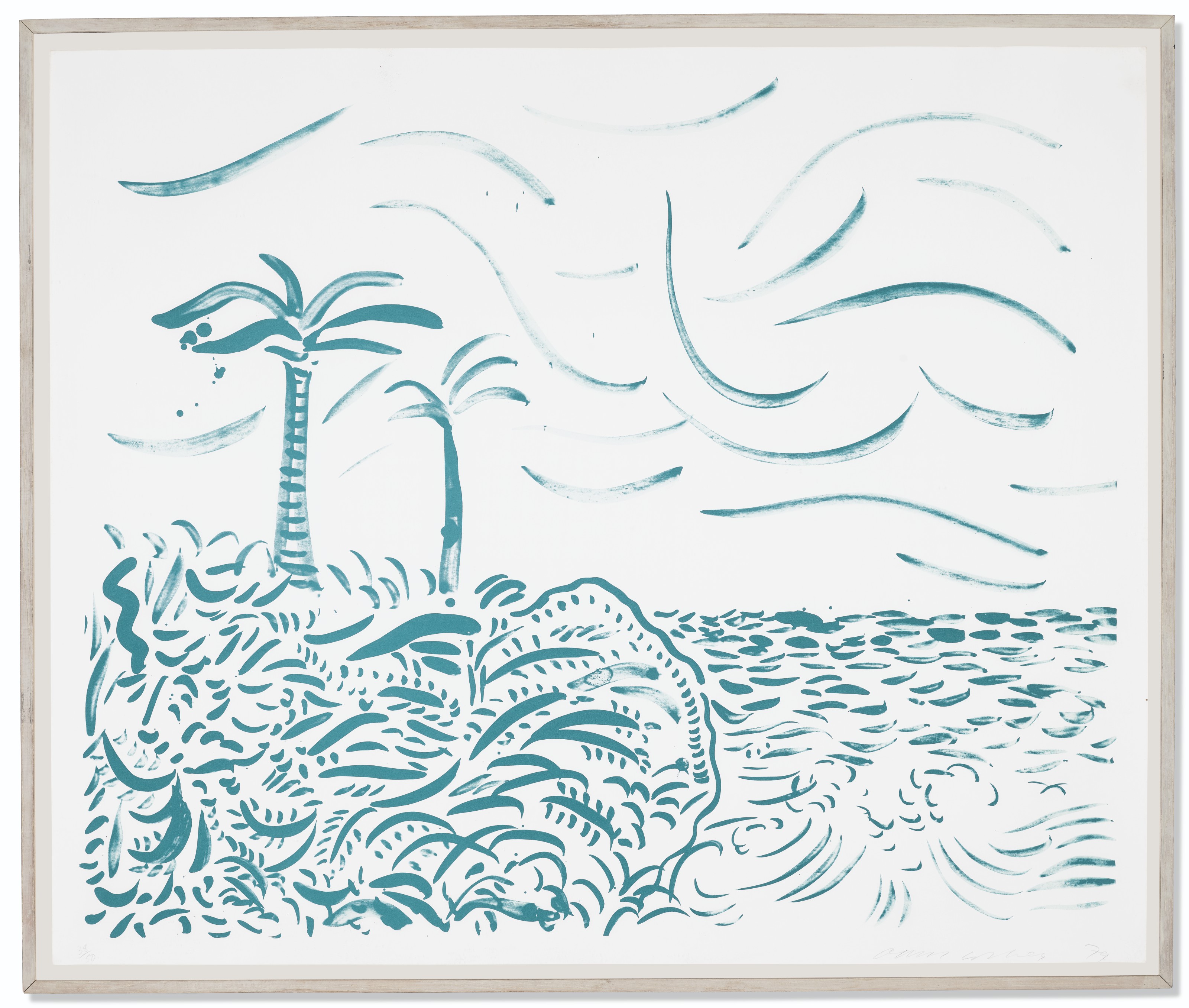 David Hockney — Зеленый Бора-Бора, изображение 2