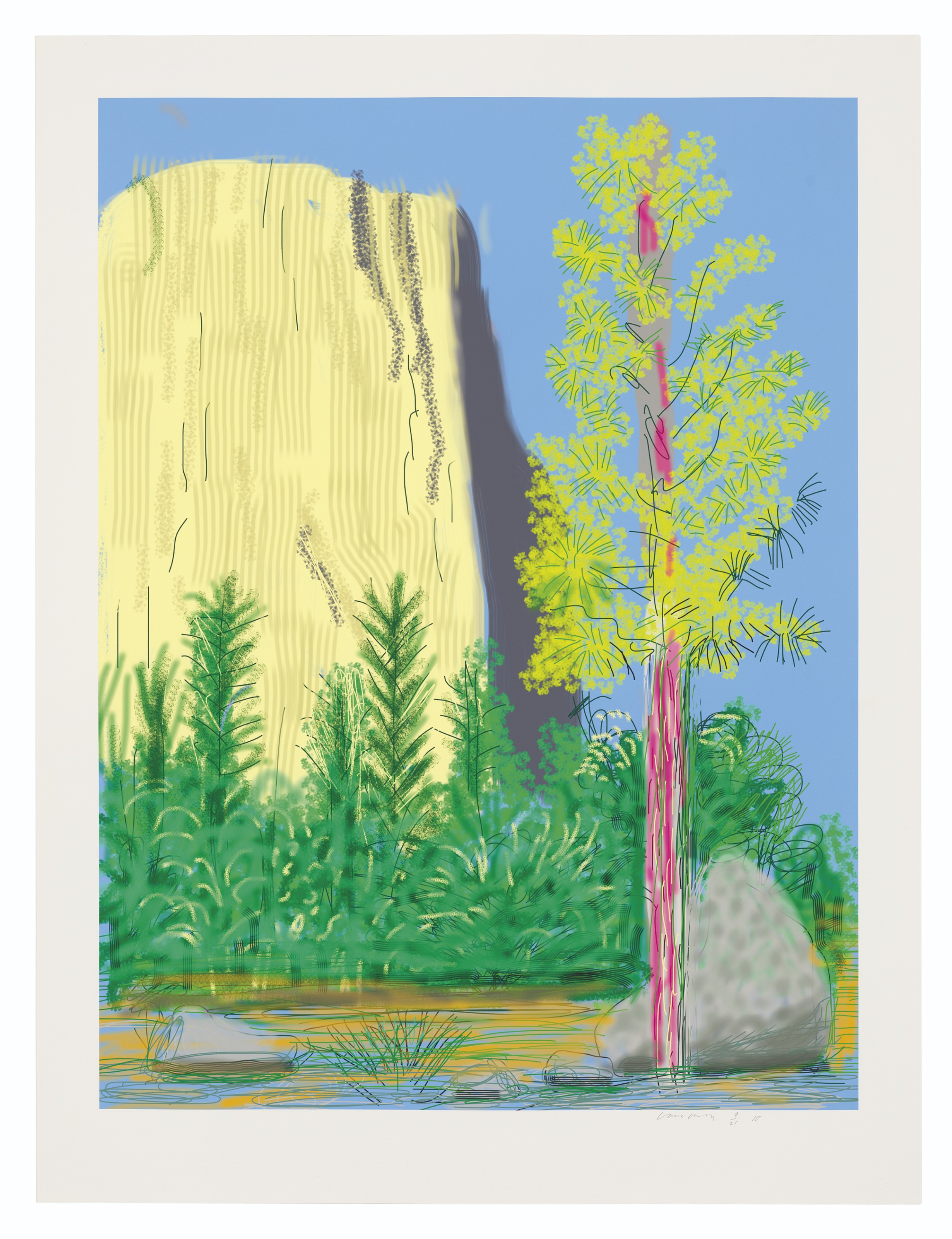 David Hockney — Без названия, № 22, от: The Yosemite Suite