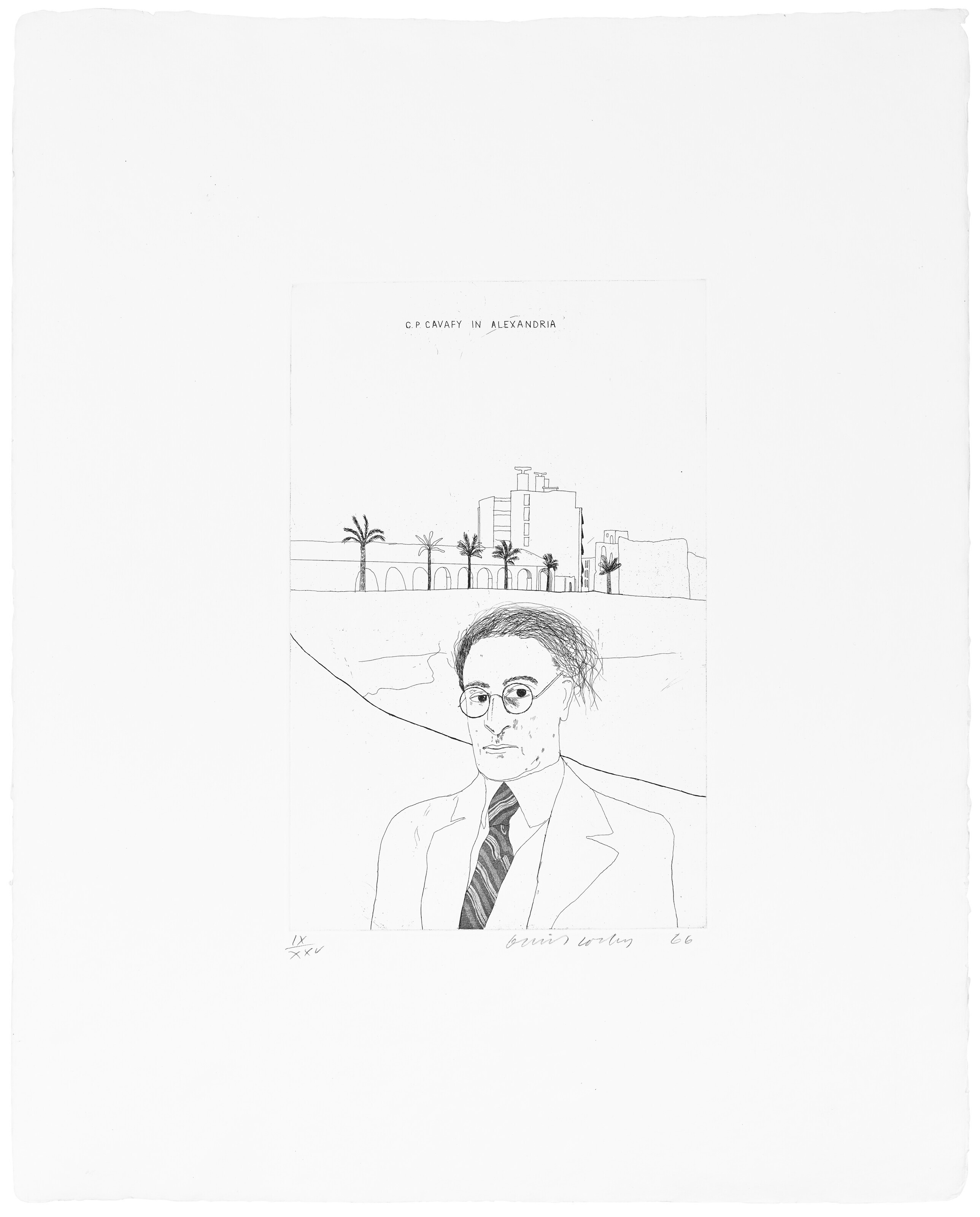 David Hockney — Иллюстрации к четырнадцати стихотворениям К. П. Кавафиса, изображение 2