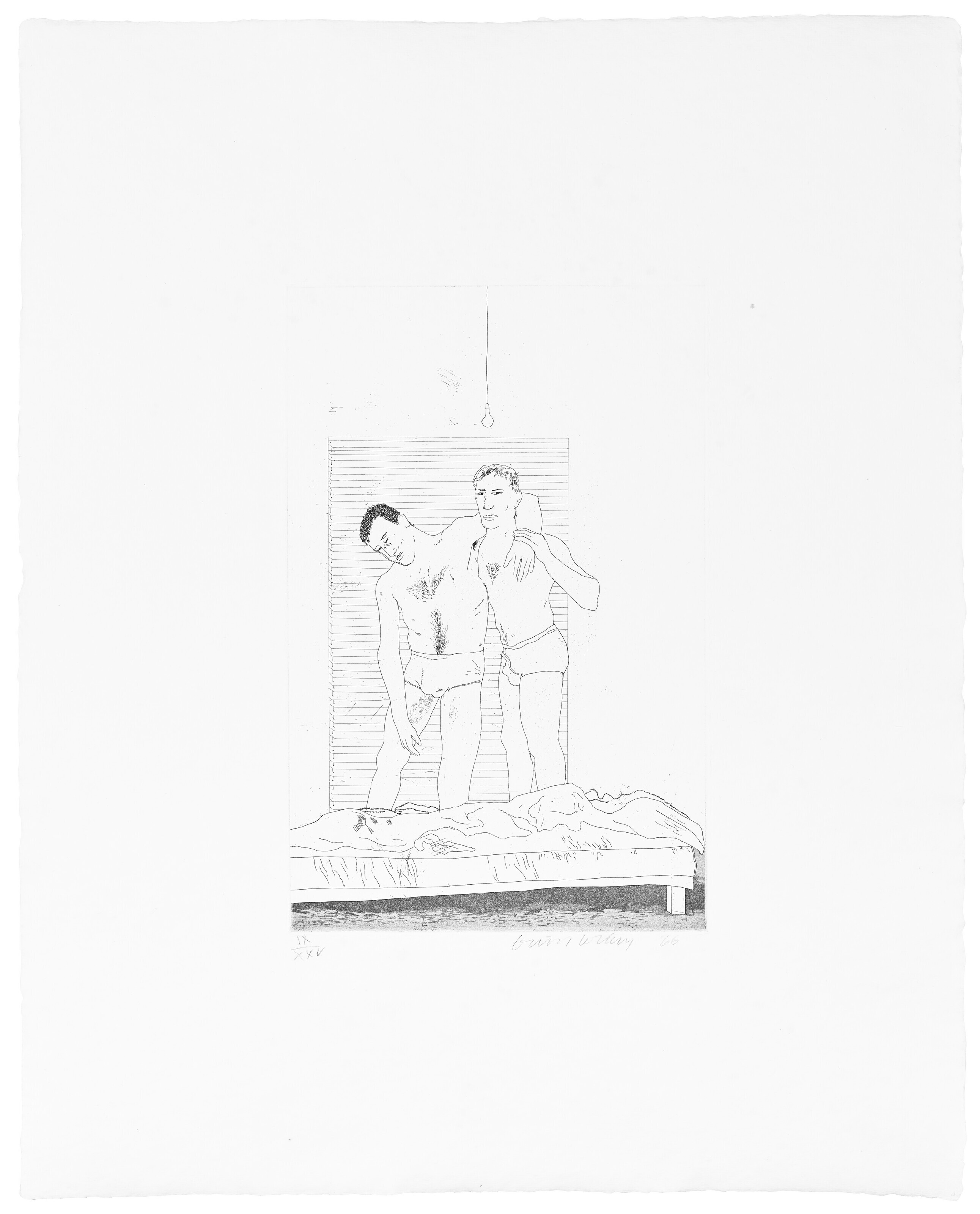 David Hockney — Иллюстрации к четырнадцати стихотворениям К. П. Кавафиса, изображение 11
