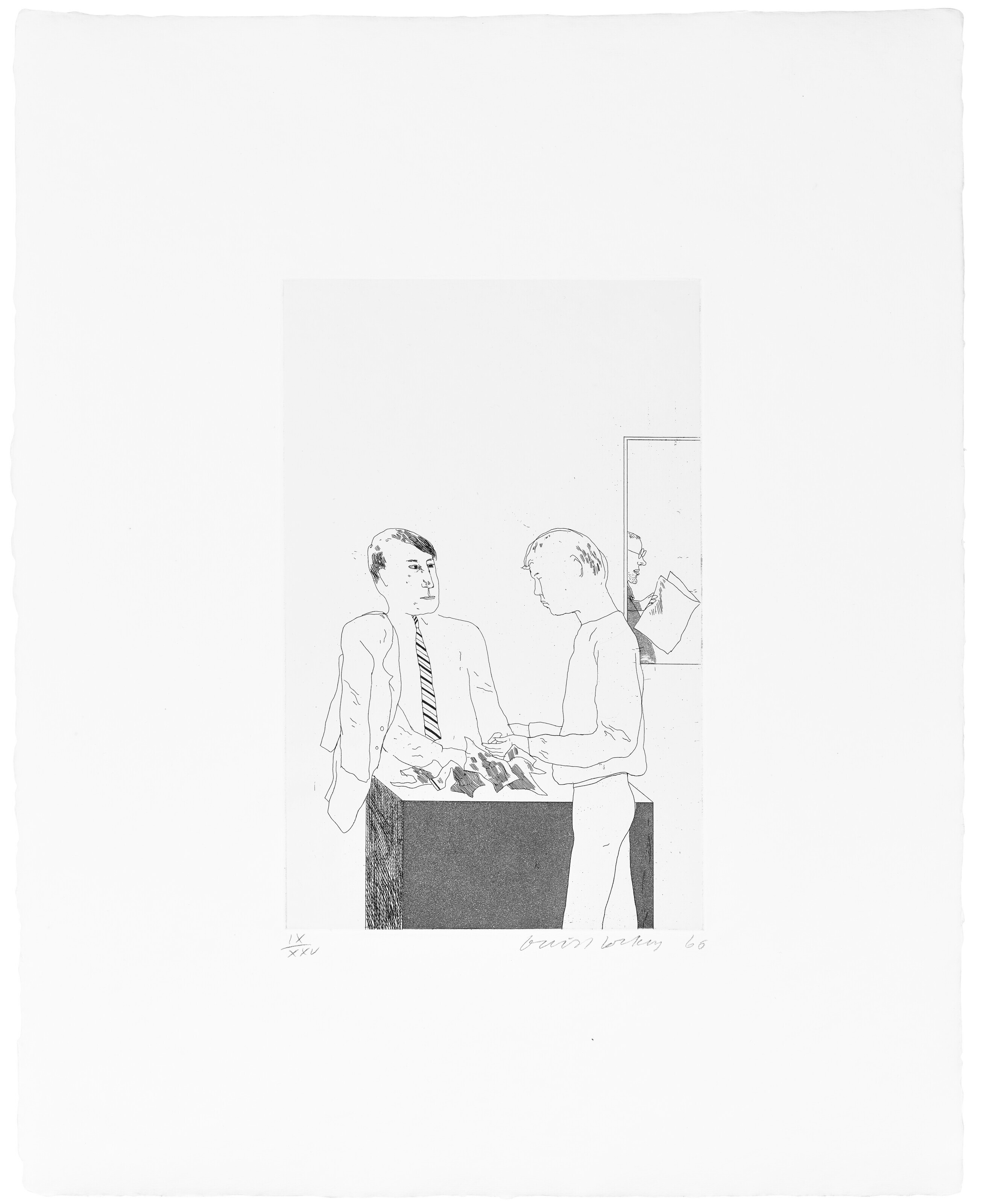 David Hockney — Иллюстрации к четырнадцати стихотворениям К. П. Кавафиса, изображение 4