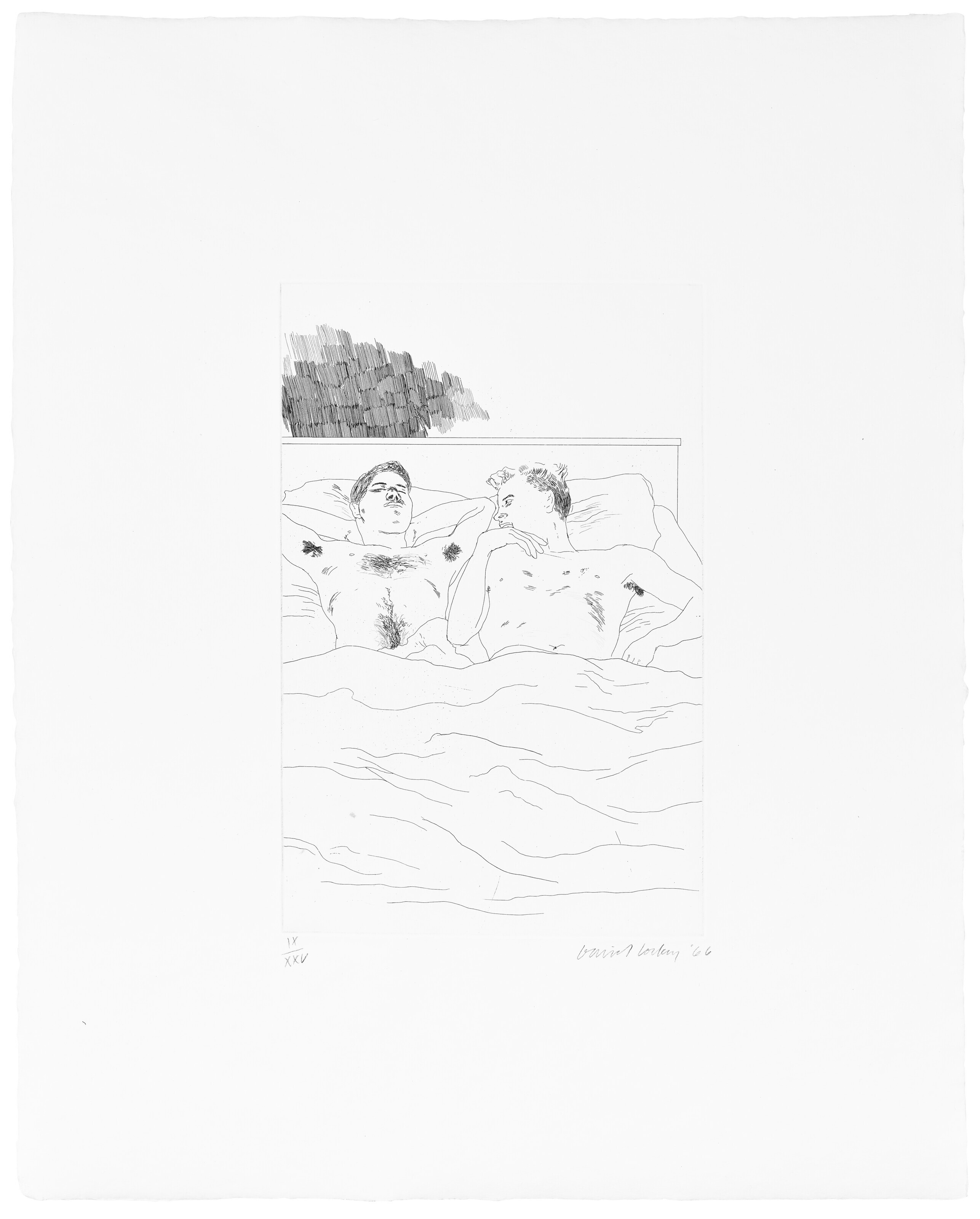 David Hockney — Иллюстрации к четырнадцати стихотворениям К. П. Кавафиса, изображение 9