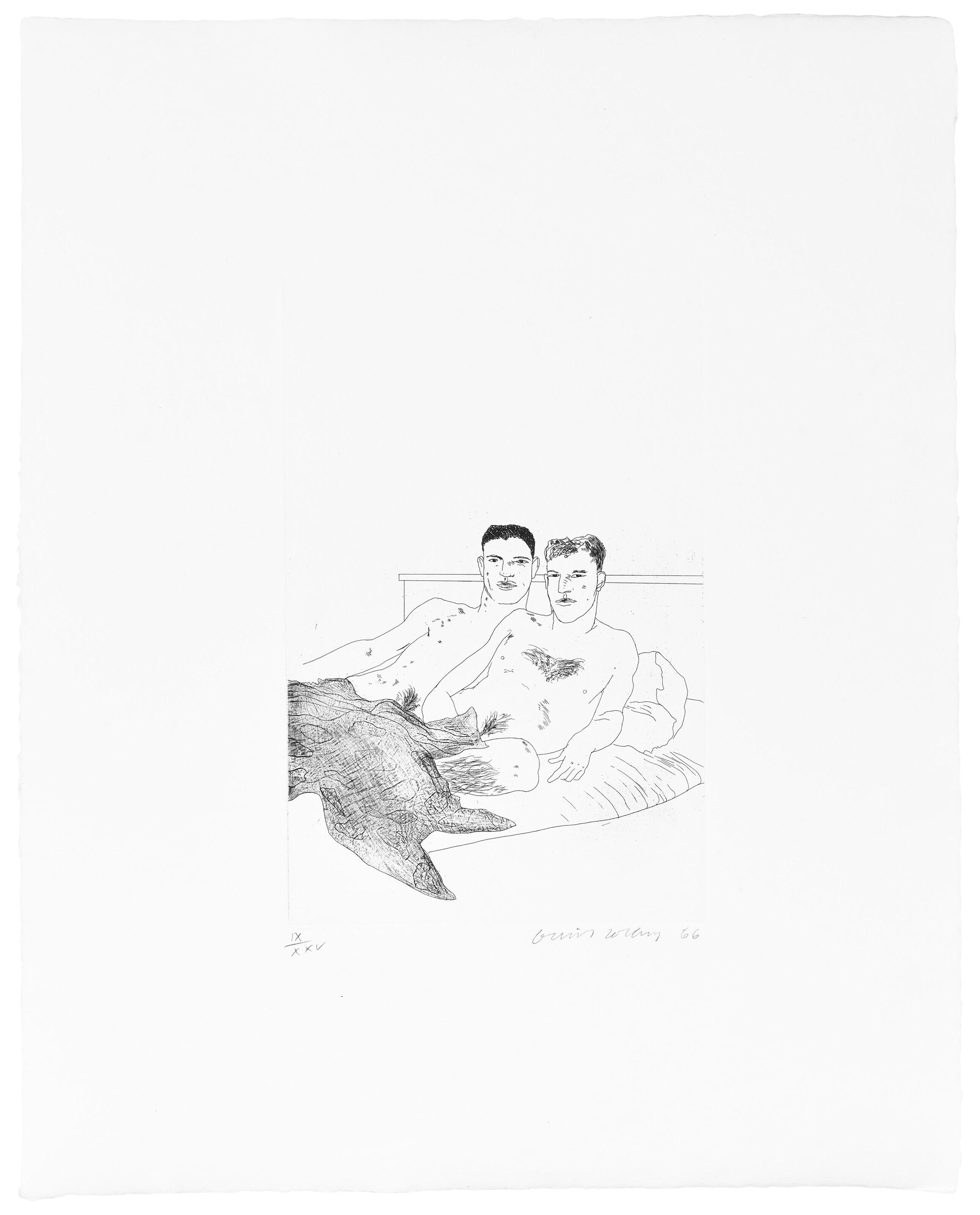 David Hockney — Иллюстрации к четырнадцати стихотворениям К. П. Кавафиса, изображение 10