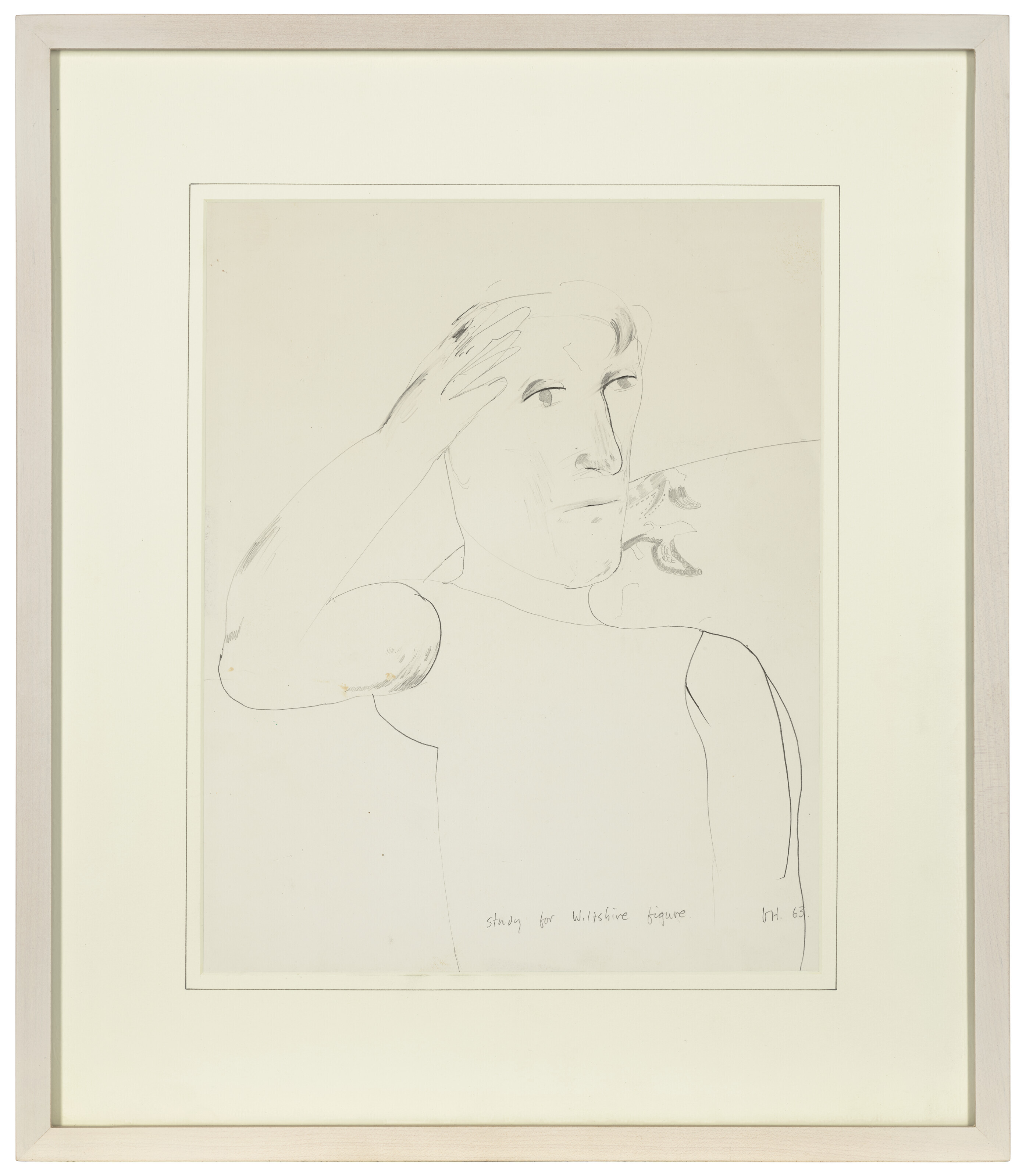 David Hockney — Исследование для фигуры Уилтшира, изображение 2
