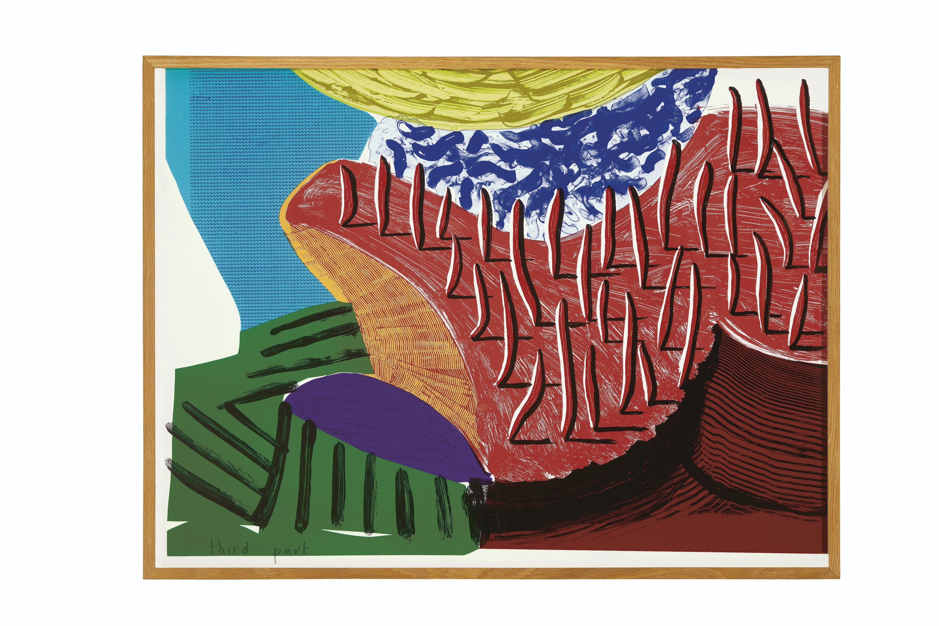 David Hockney — Шлица из четырех частей, выполненная из нескольких новых принтов, изображение 4
