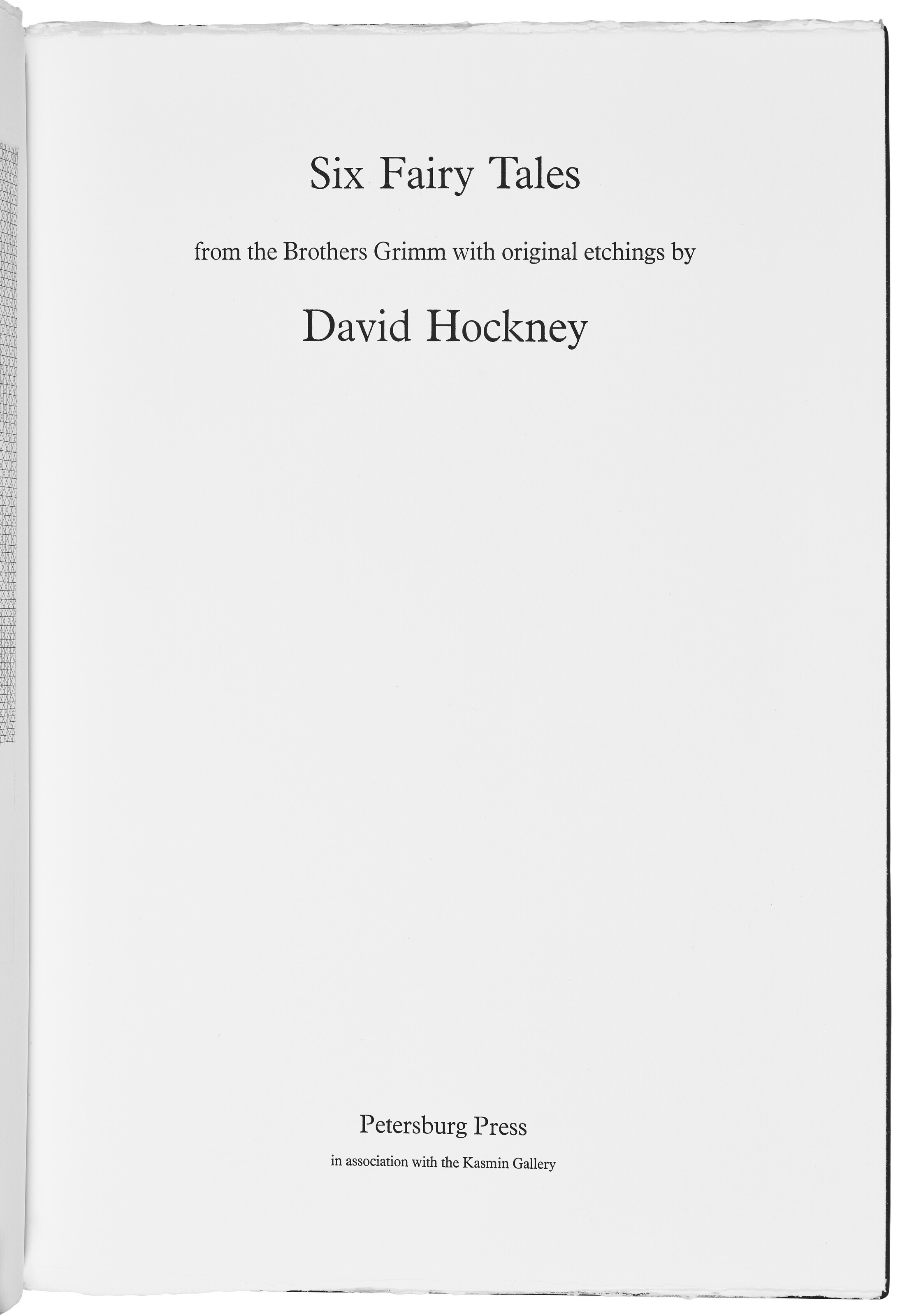 David Hockney — Иллюстрации к шести сказкам Братьев Гримм, изображение 2