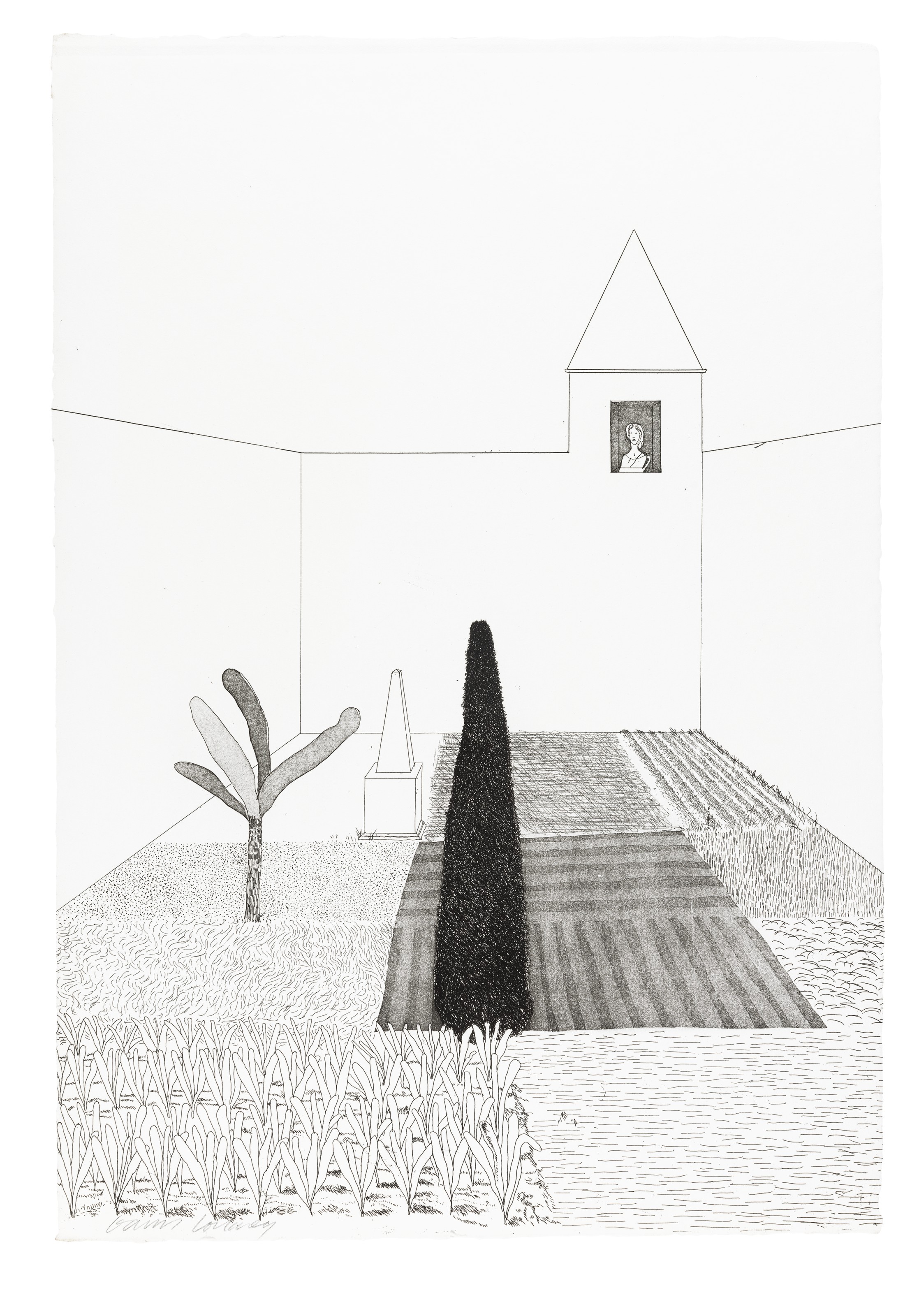 David Hockney — Иллюстрации к шести сказкам Братьев Гримм, изображение 7
