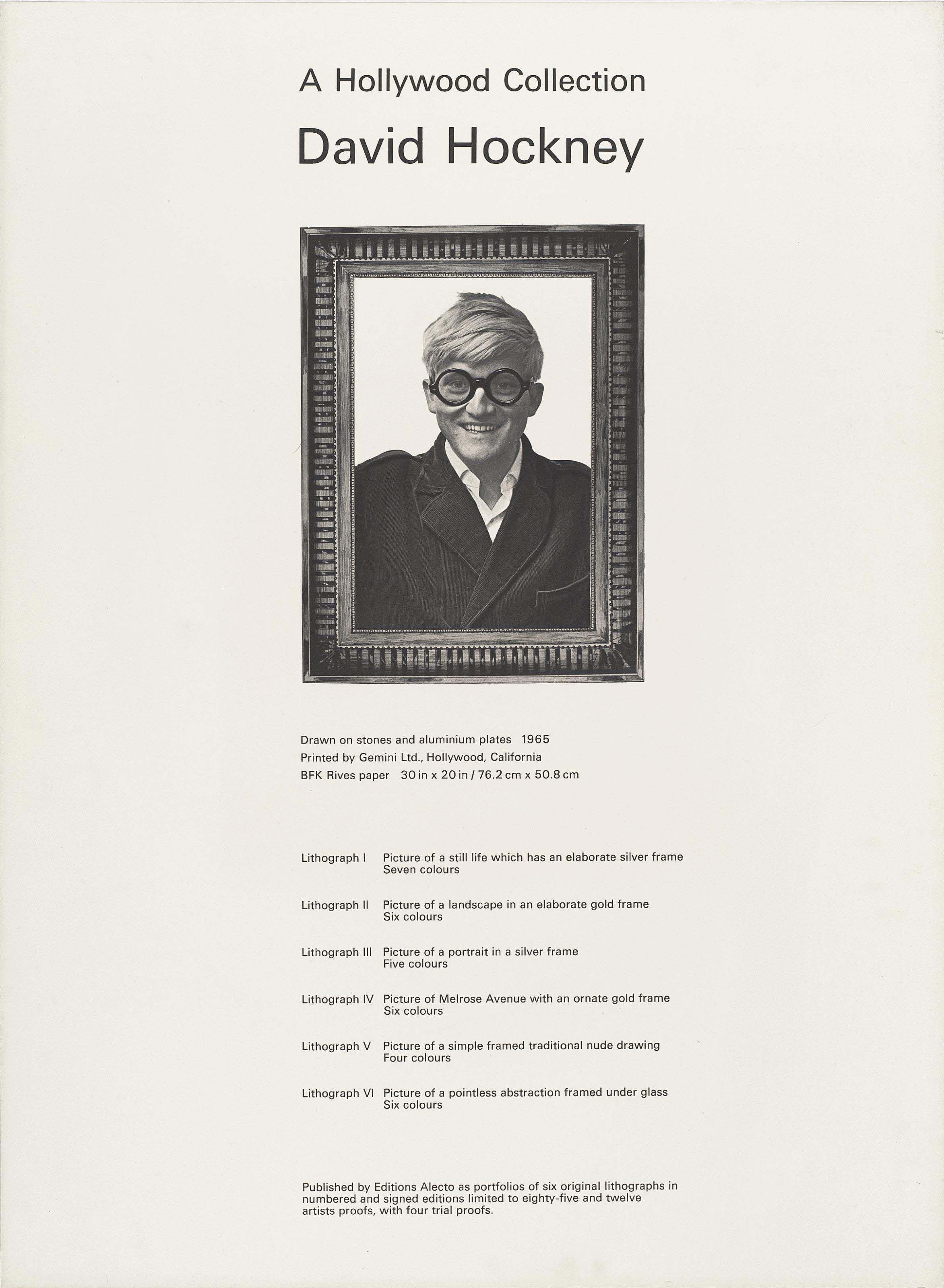 David Hockney — Голливудская коллекция (S.A.C. 41-46; Токио 41-46), изображение 3