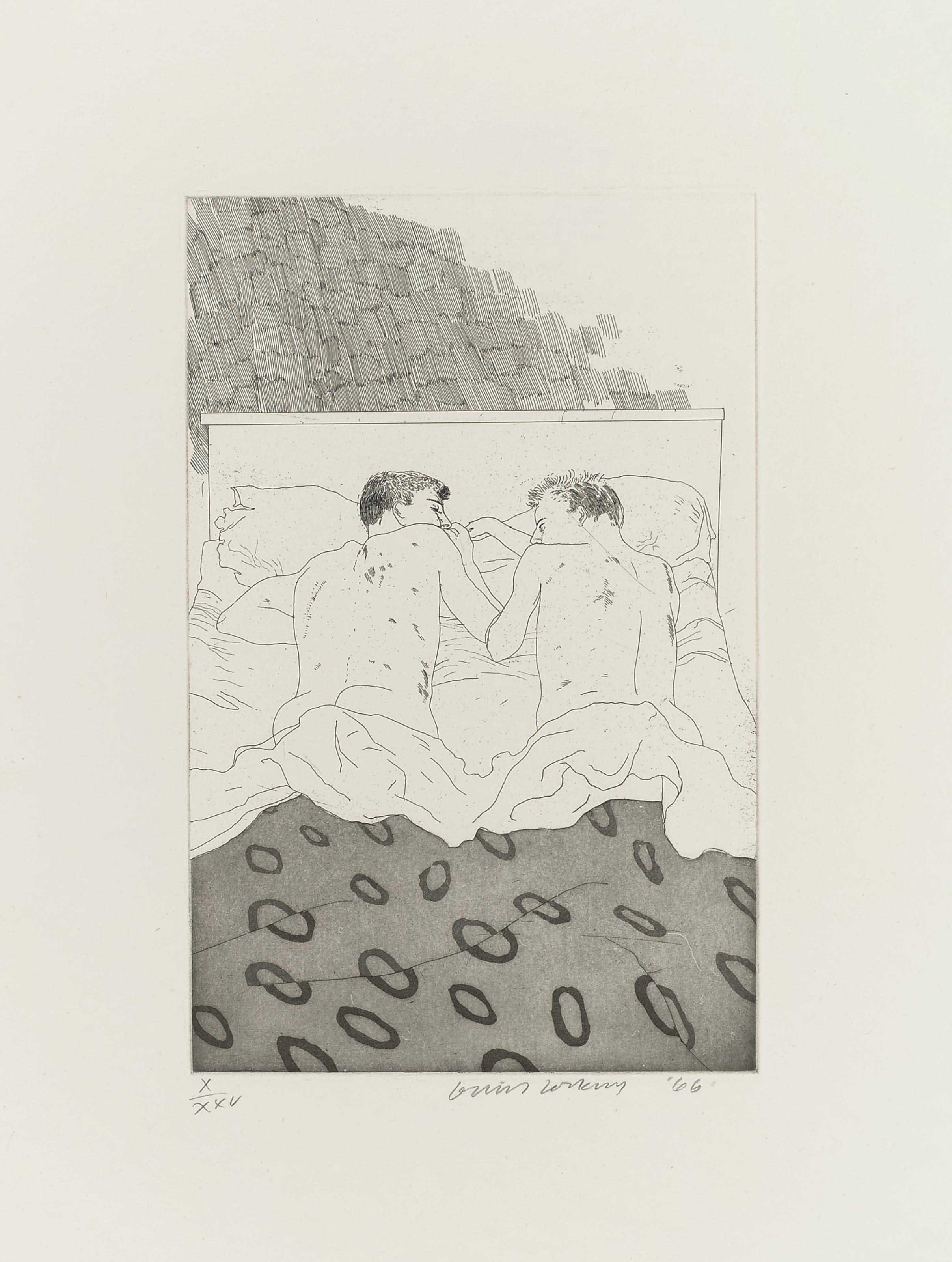 David Hockney — Иллюстрации к четырнадцати стихотворениям К.П. Кавафиса (S.A.C. 47-59; Токио 47-59), изображение 2