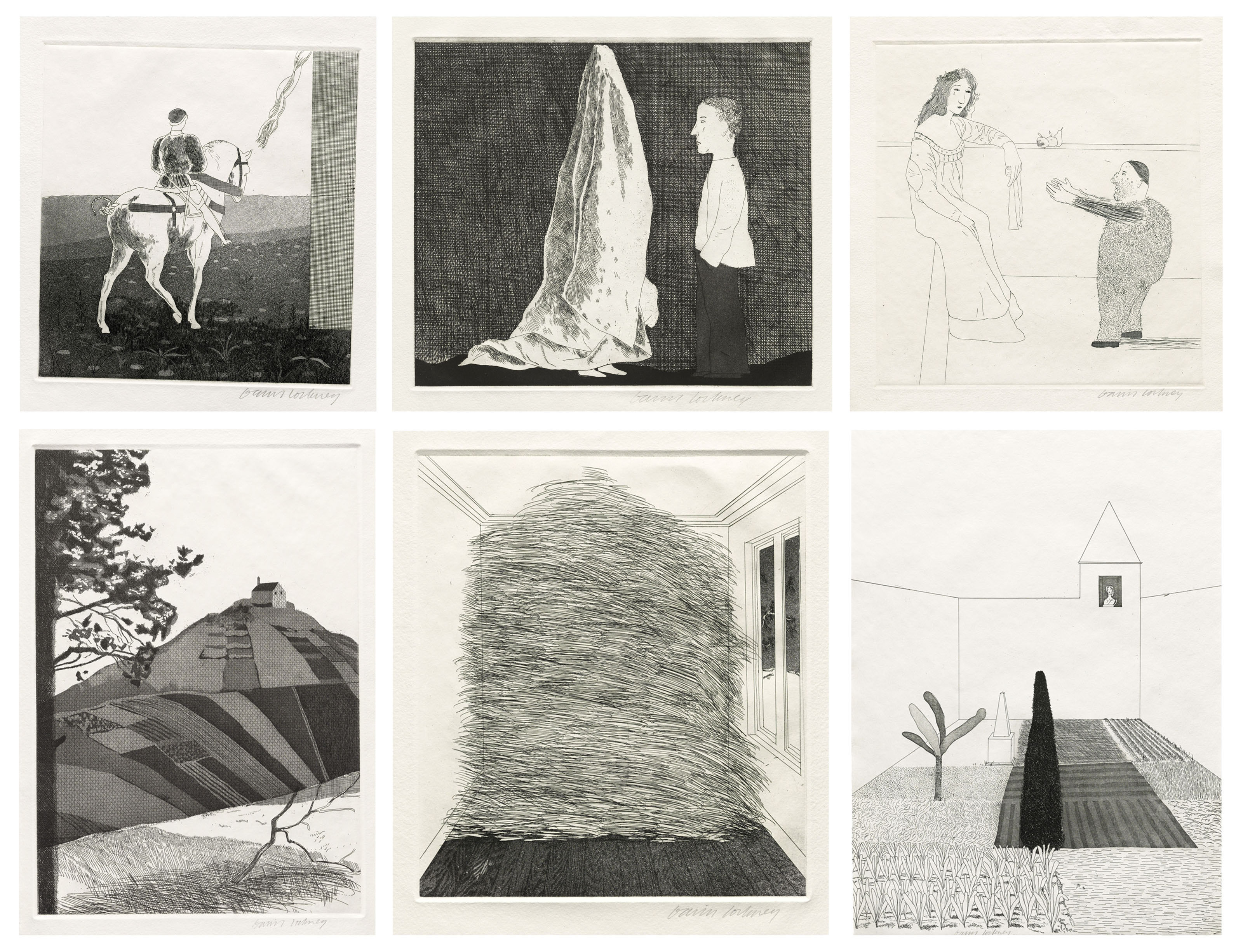David Hockney — Иллюстрации к шести сказкам Братьев Гримм, изображение 1