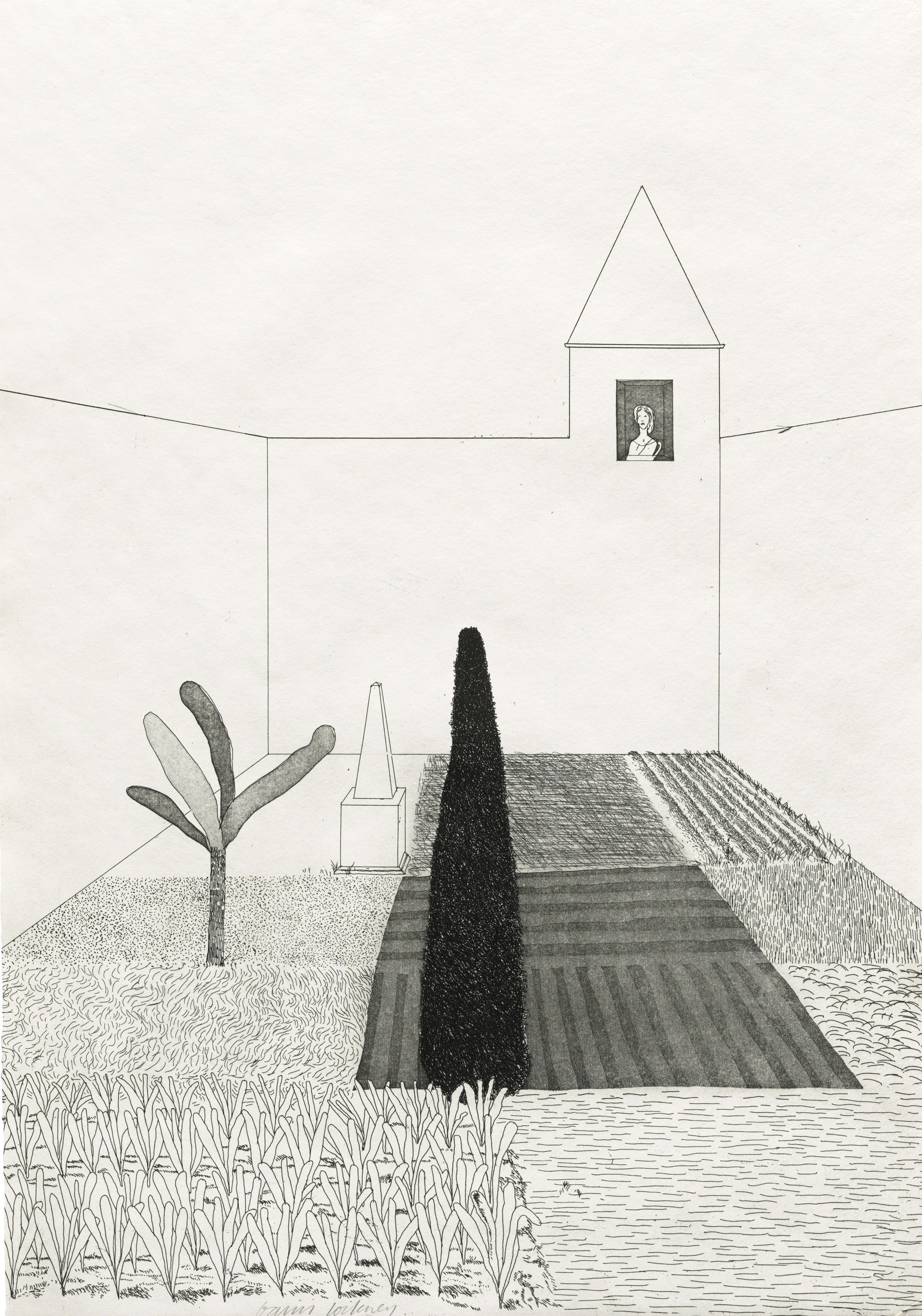 David Hockney — Иллюстрации к шести сказкам Братьев Гримм, изображение 7