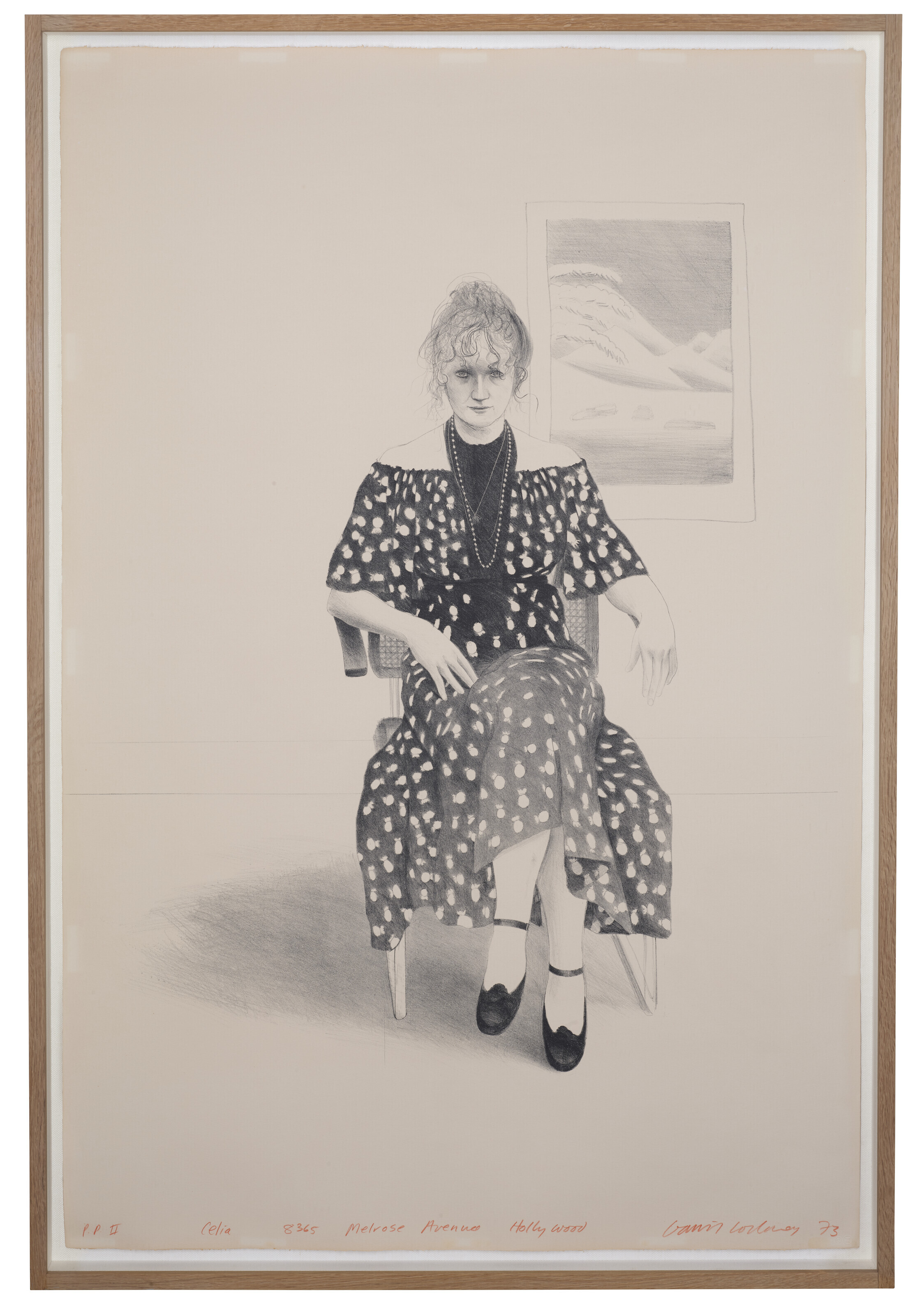 David Hockney — Селия, 8365, Мелроуз-авеню, Голливуд, изображение 2