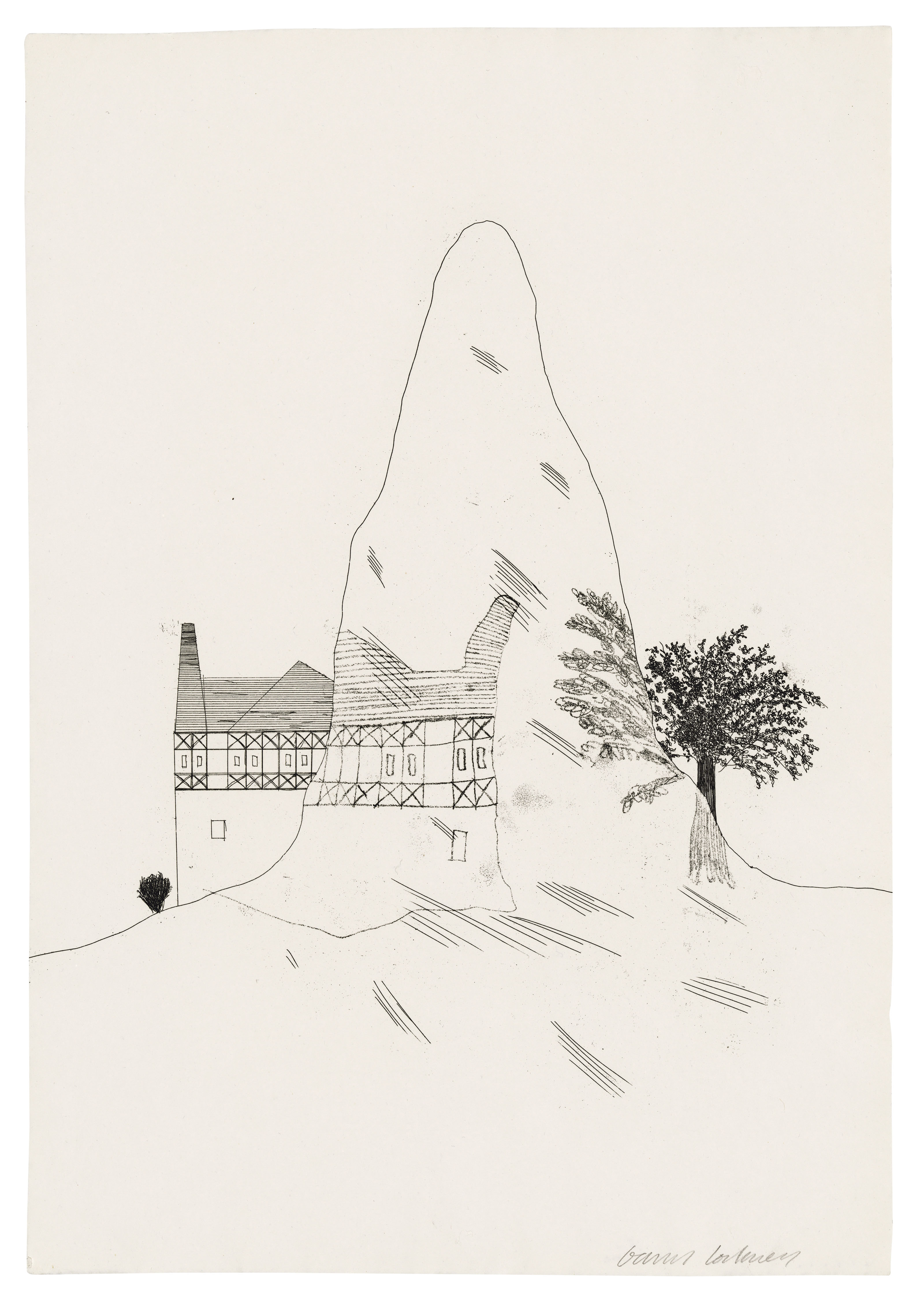 David Hockney — Иллюстрации к шести сказкам Братьев Гримм, изображение 7