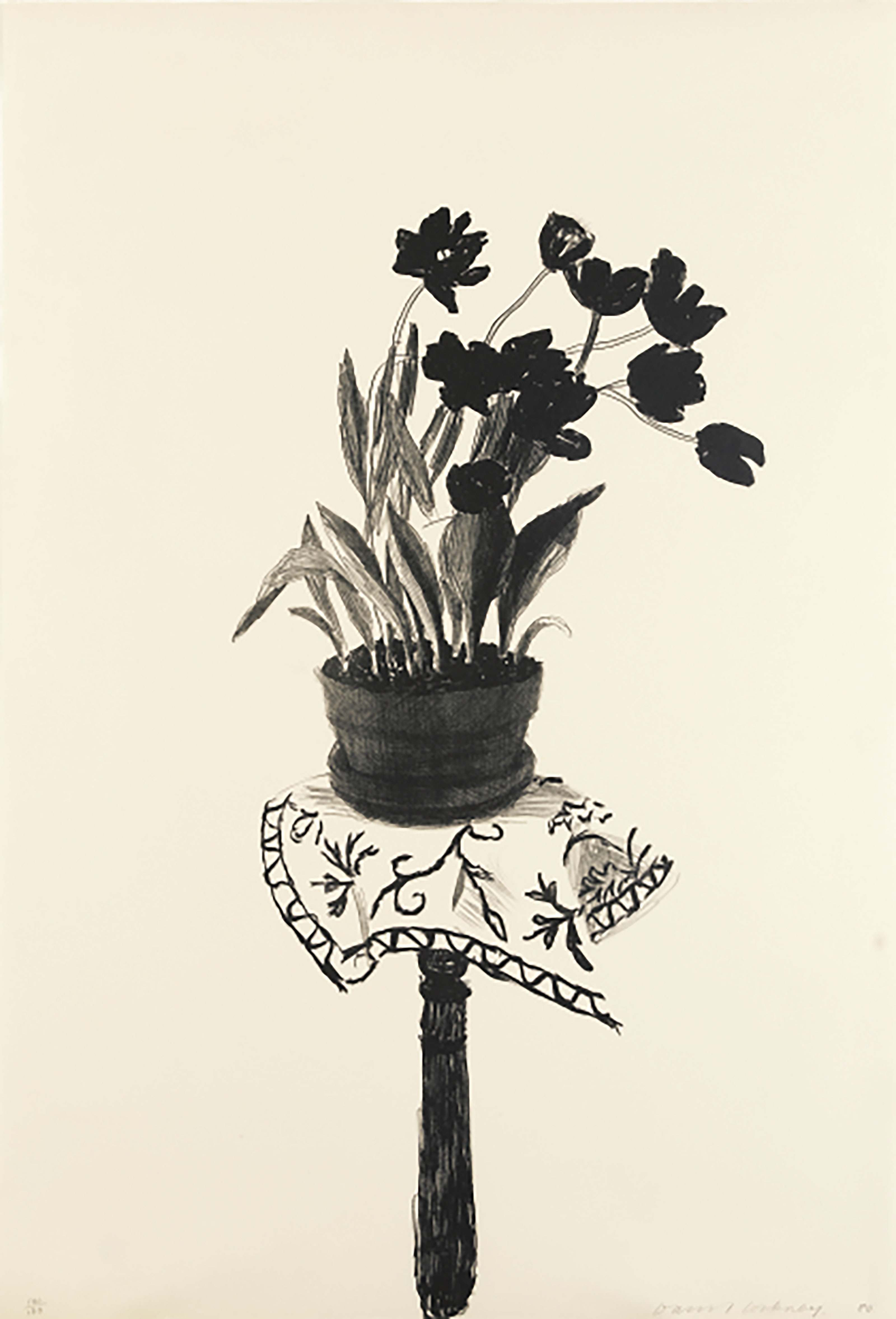 David Hockney — Черные тюльпаны, изображение 2