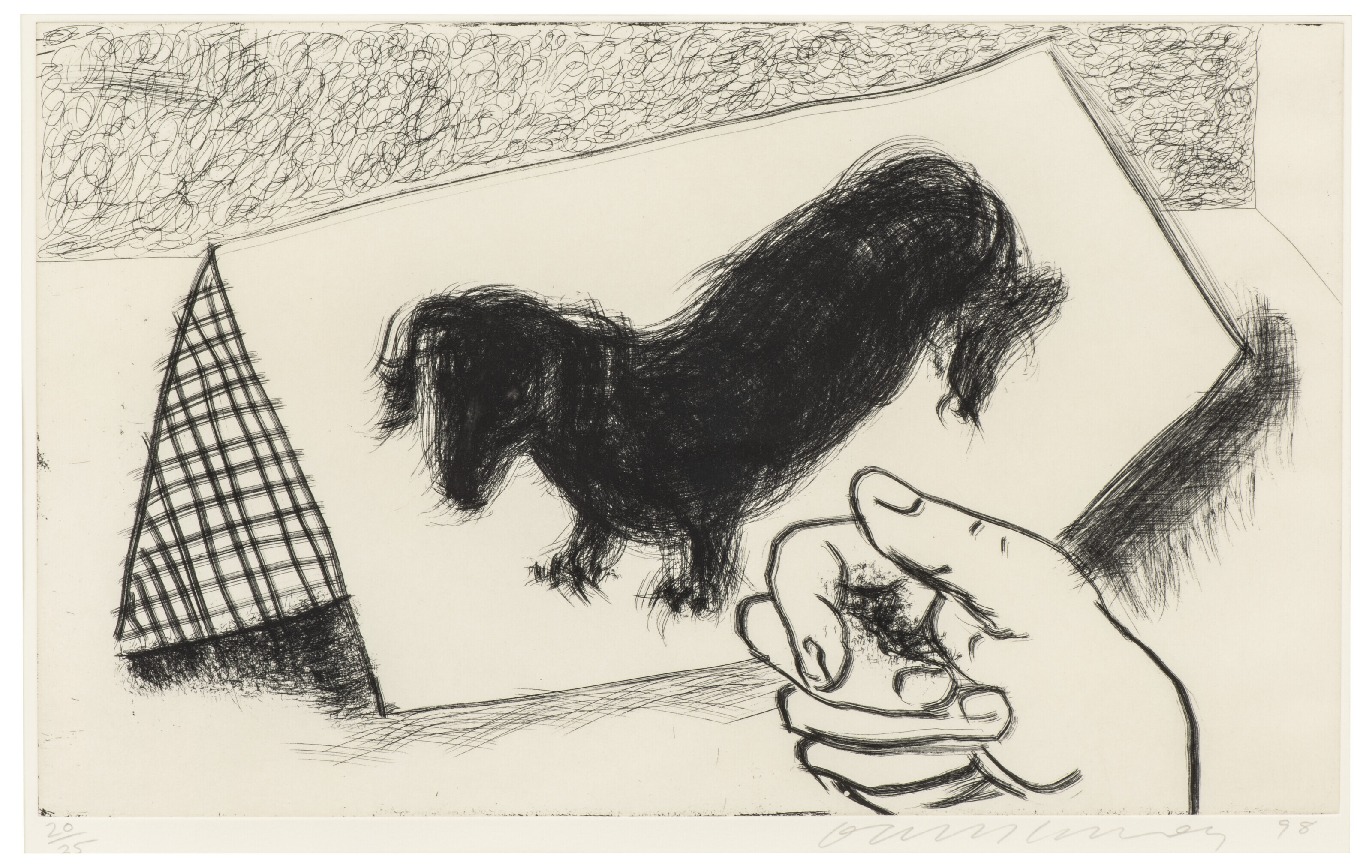 David Hockney — Собачья стенка: Одна тарелка