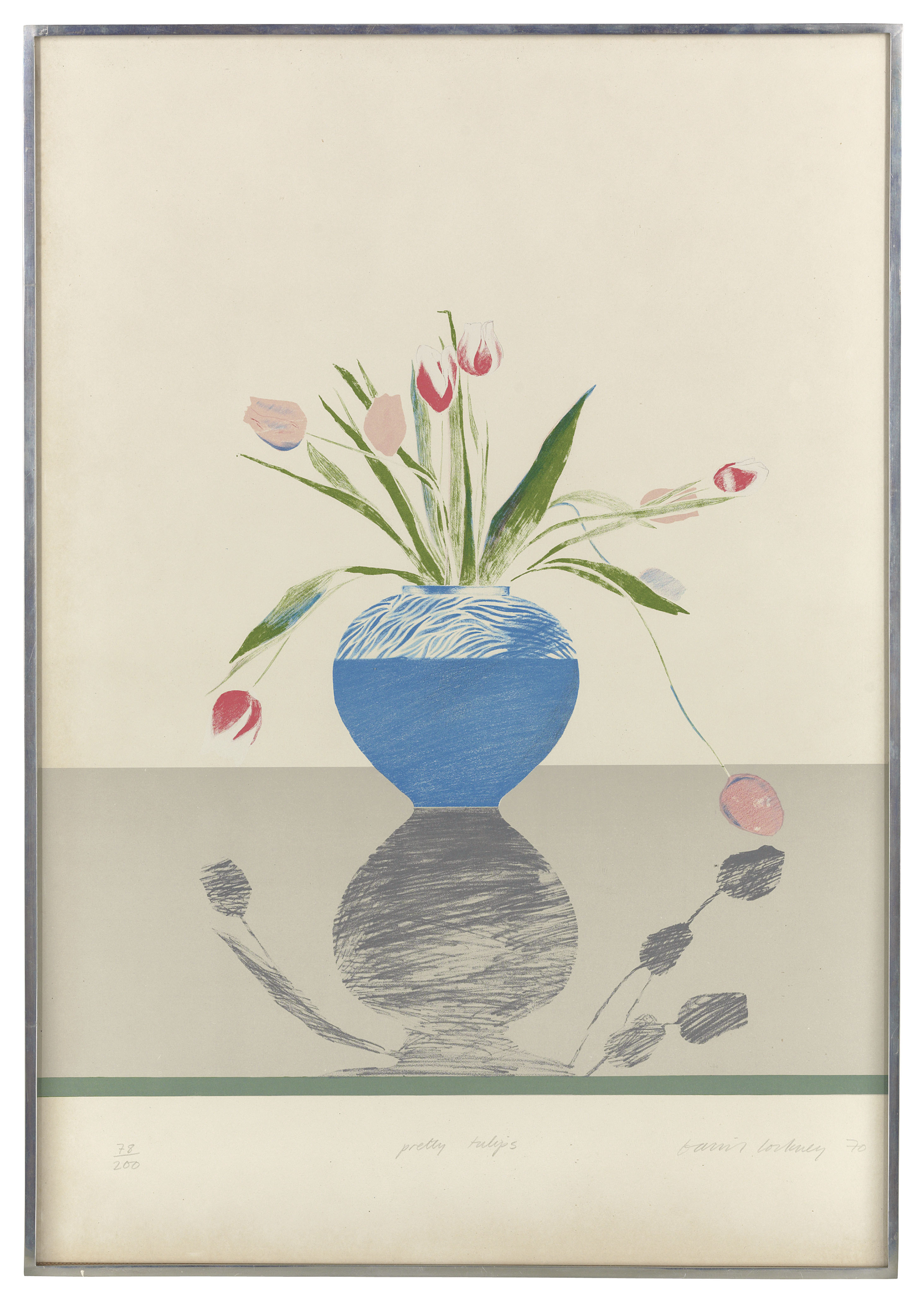 David Hockney — Красивые тюльпаны, изображение 2