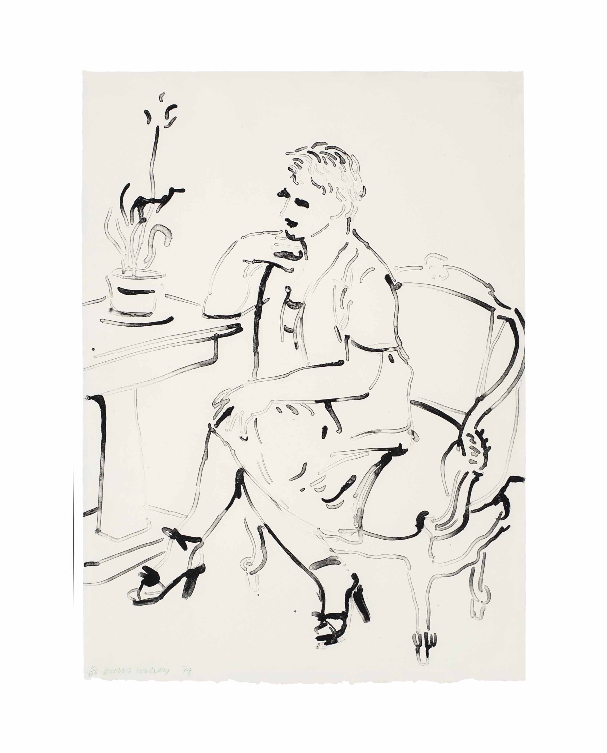 David Hockney — Селия - Элегантная