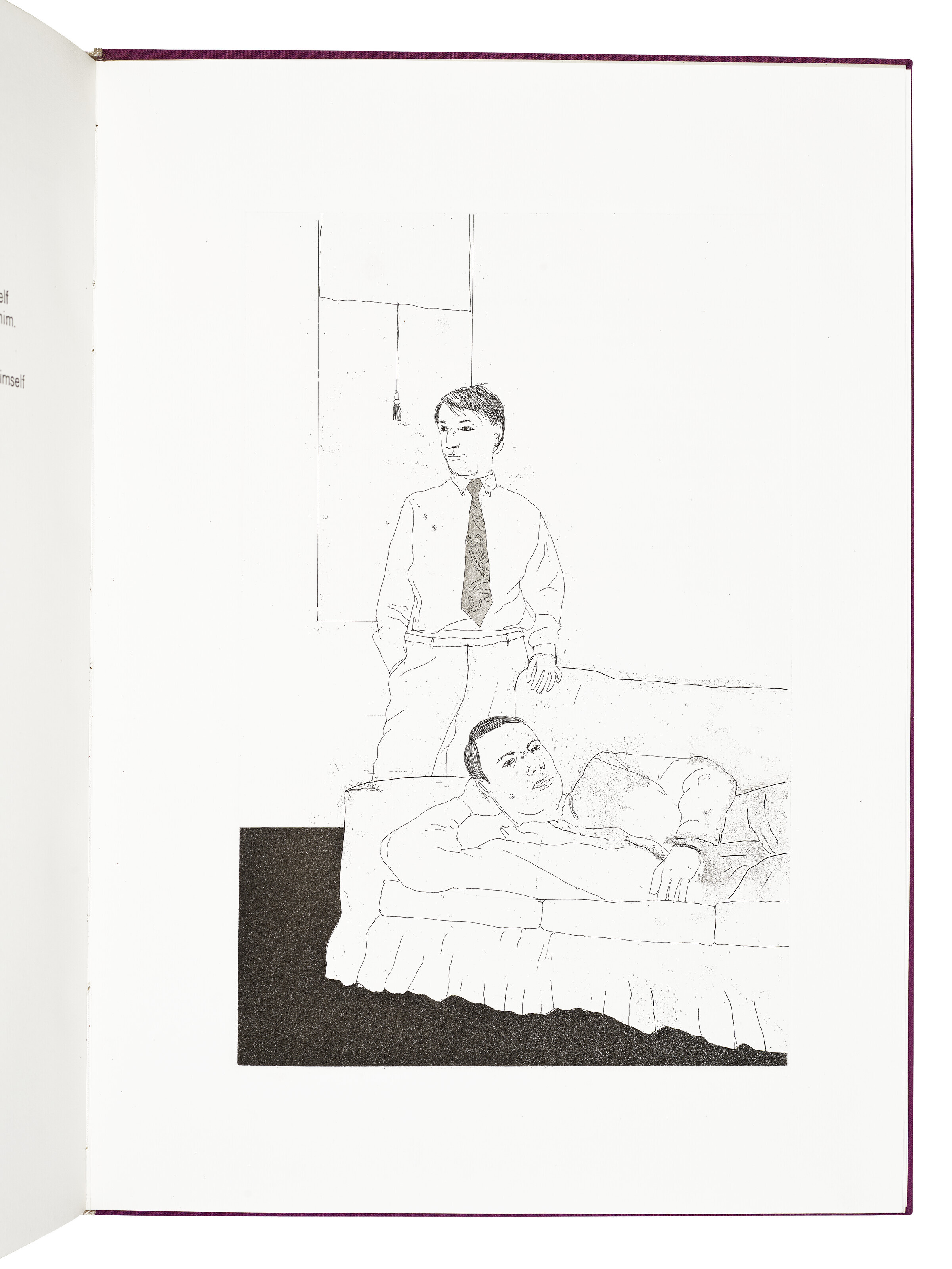 David Hockney — Иллюстрации к четырнадцати стихотворениям К. П. Кавафиса (издание А), изображение 12