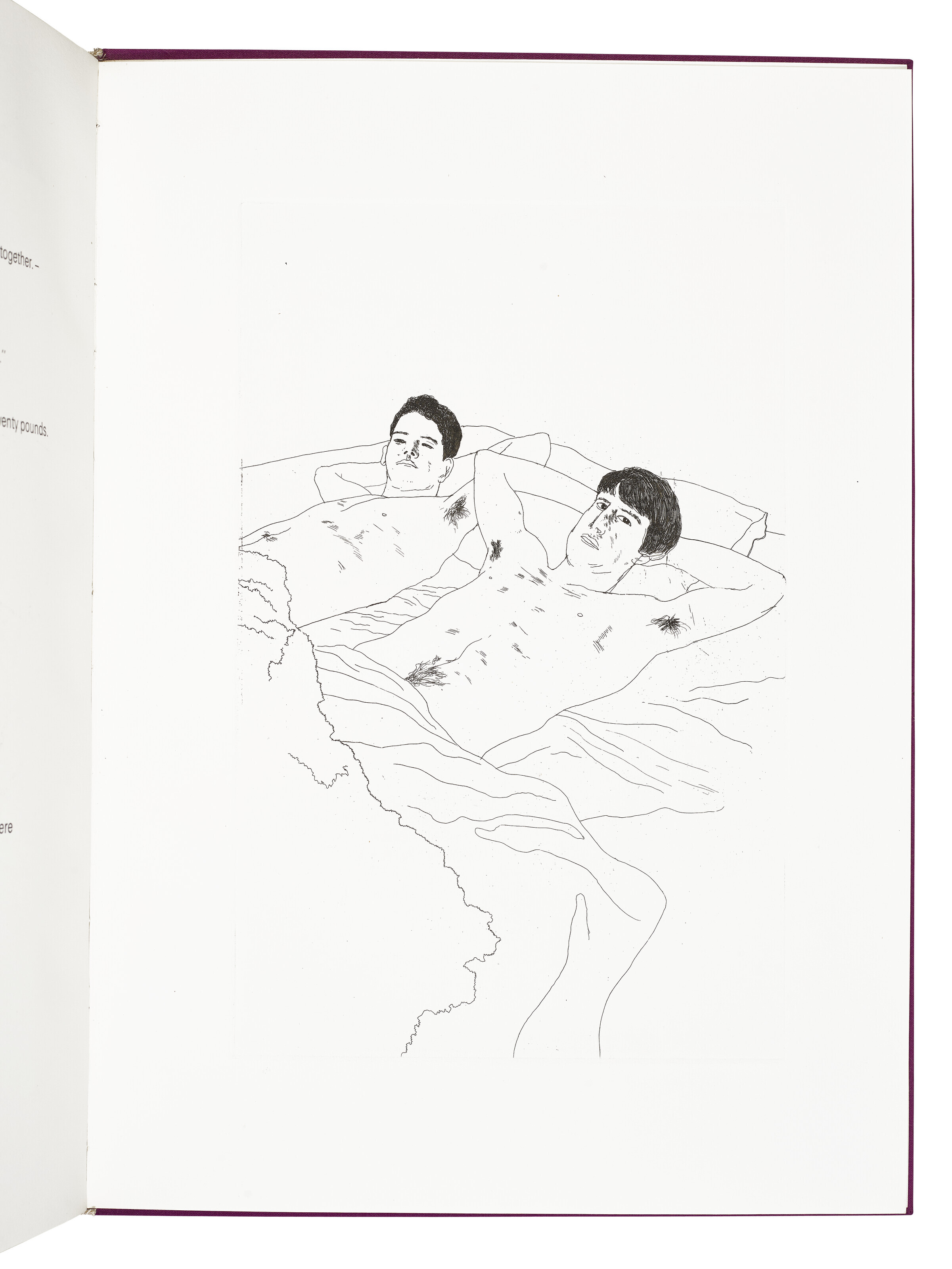 David Hockney — Иллюстрации к четырнадцати стихотворениям К. П. Кавафиса (издание А), изображение 13