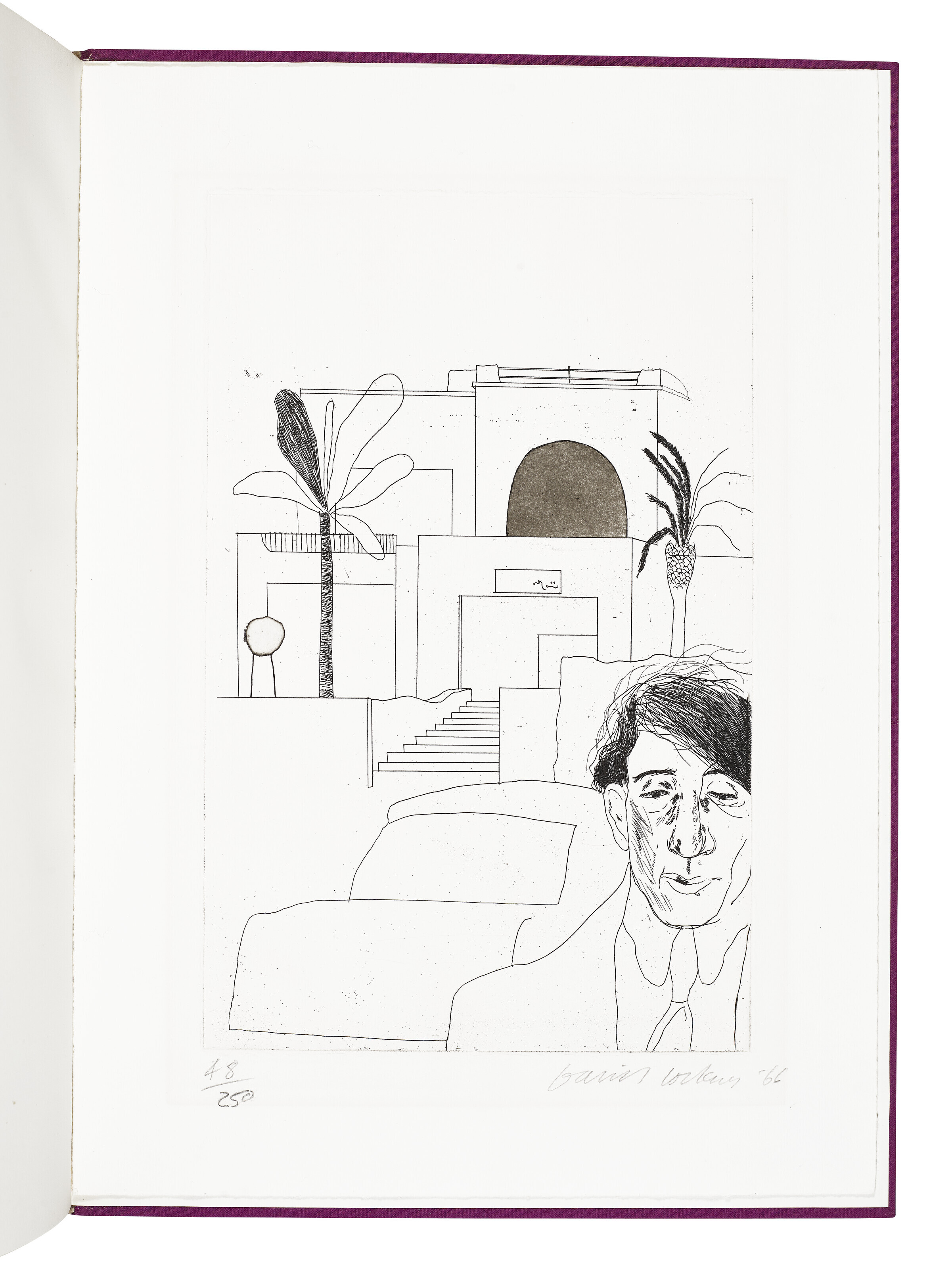 David Hockney — Иллюстрации к четырнадцати стихотворениям К. П. Кавафиса (издание А), изображение 14