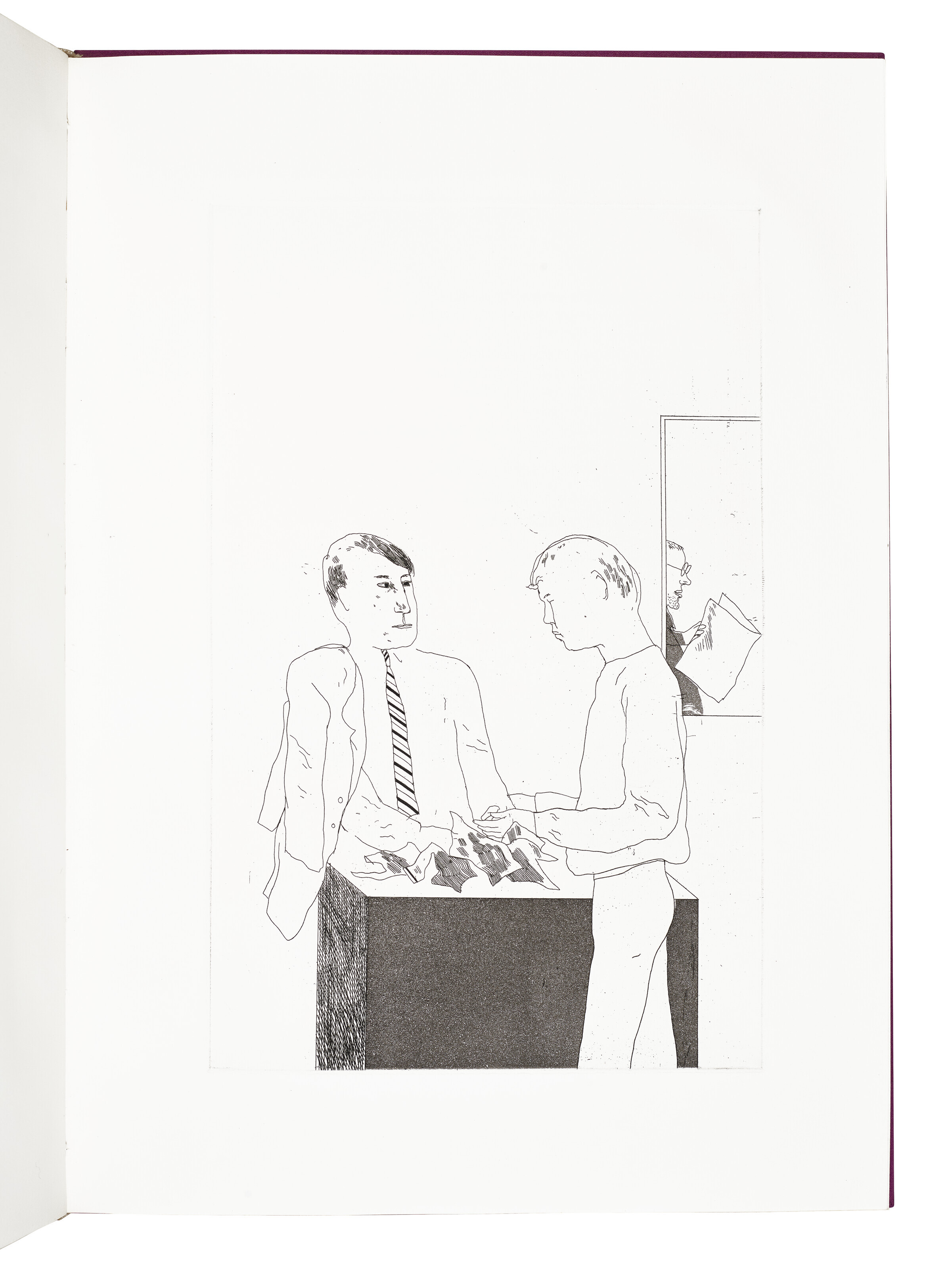 David Hockney — Иллюстрации к четырнадцати стихотворениям К. П. Кавафиса (издание А), изображение 4