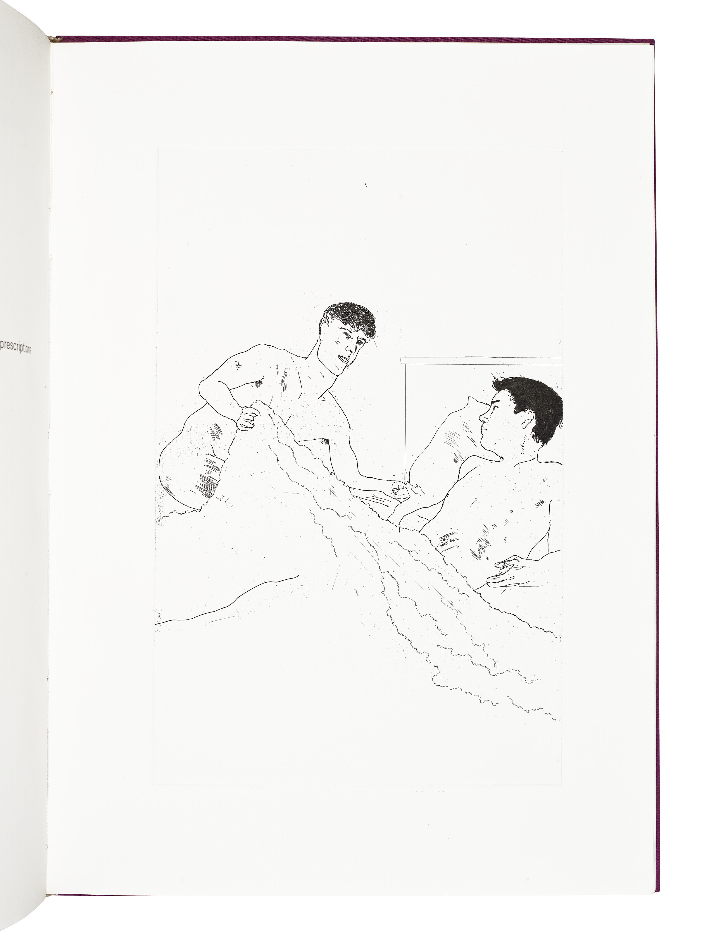 David Hockney — Иллюстрации к четырнадцати стихотворениям К. П. Кавафиса (издание А), изображение 6
