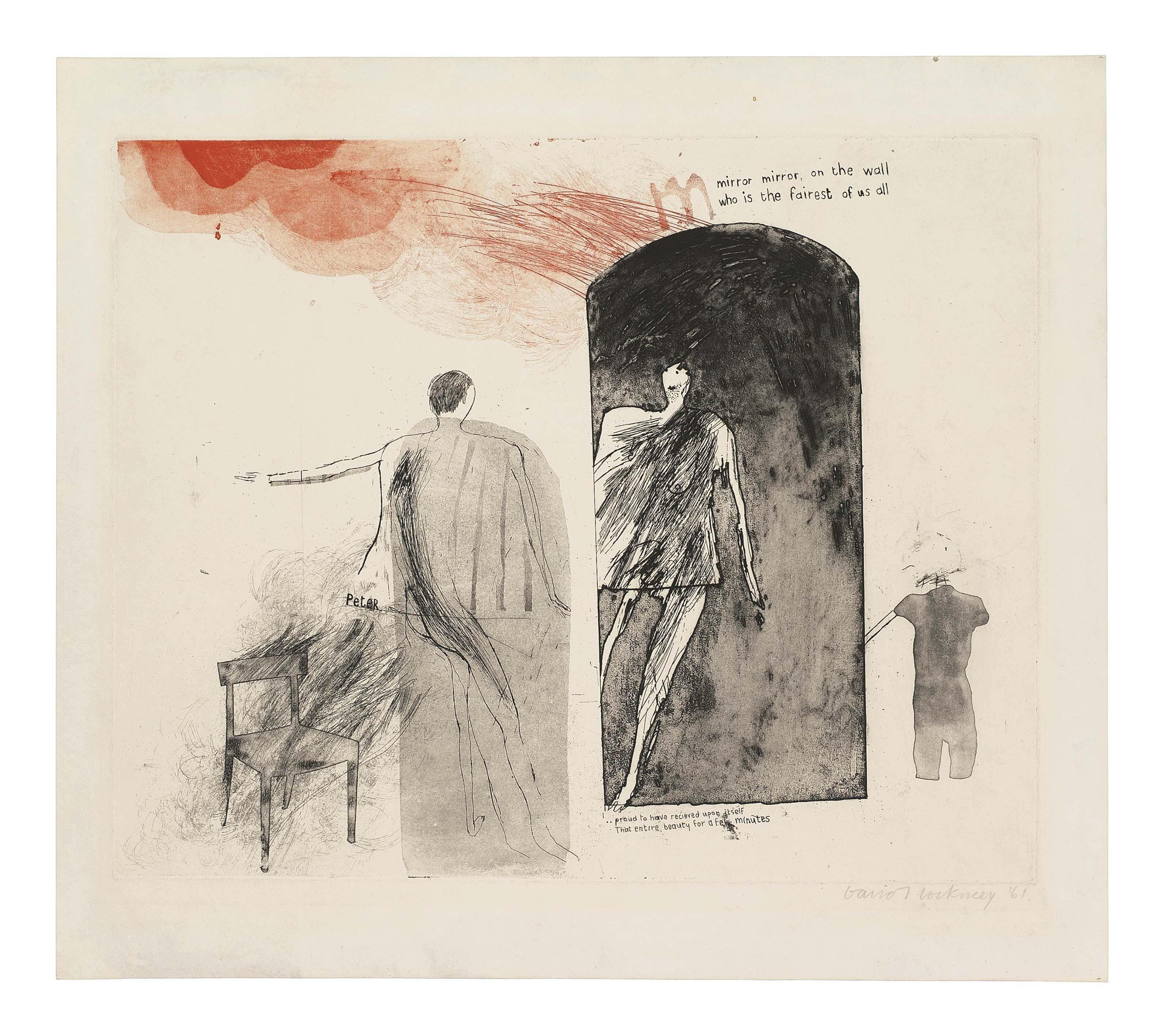 David Hockney — Зеркало, зеркало на стене (S.A.C. 10; Токио 10)