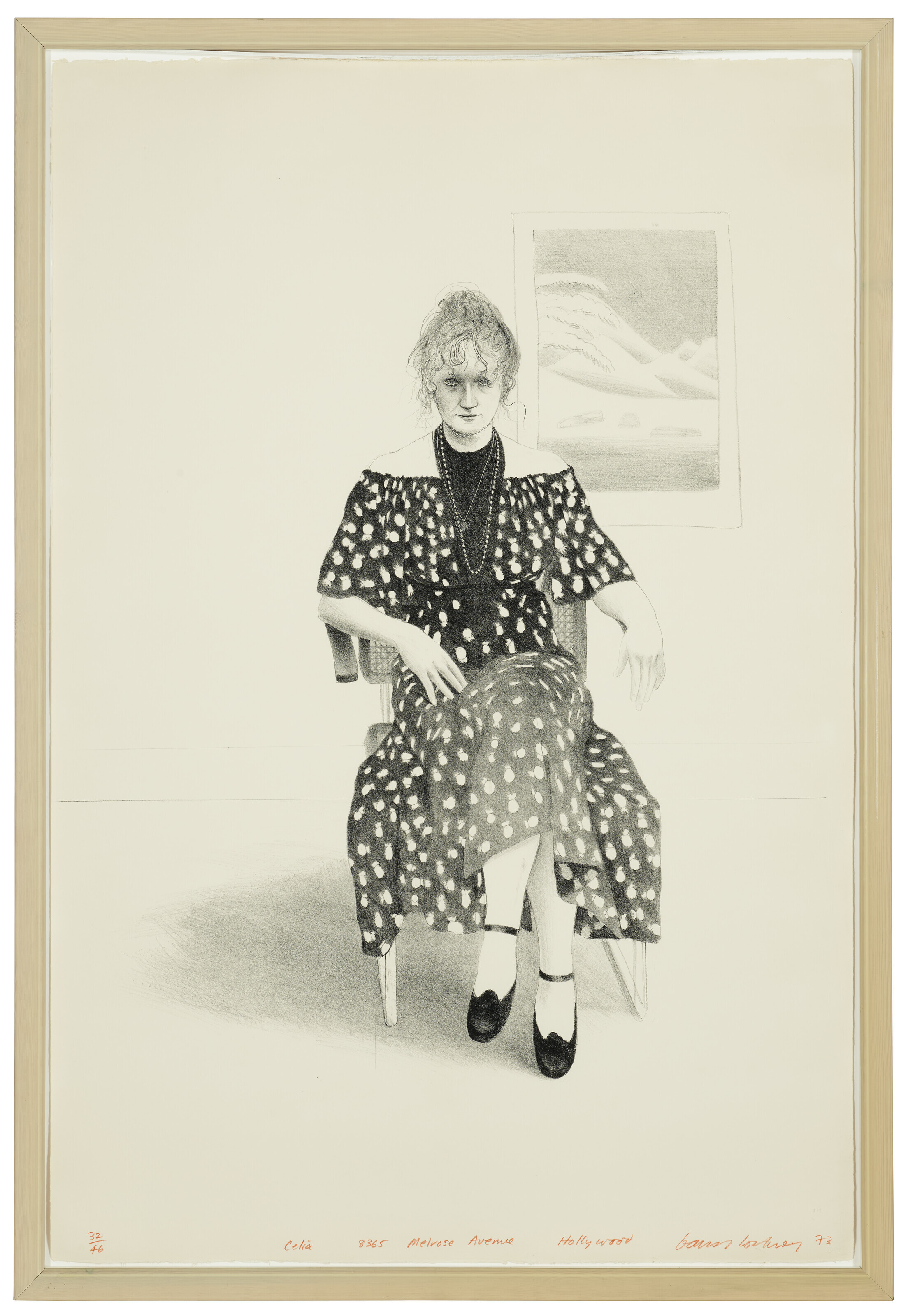 David Hockney — Селия, 8365, Мелроуз-авеню, Голливуд, изображение 2