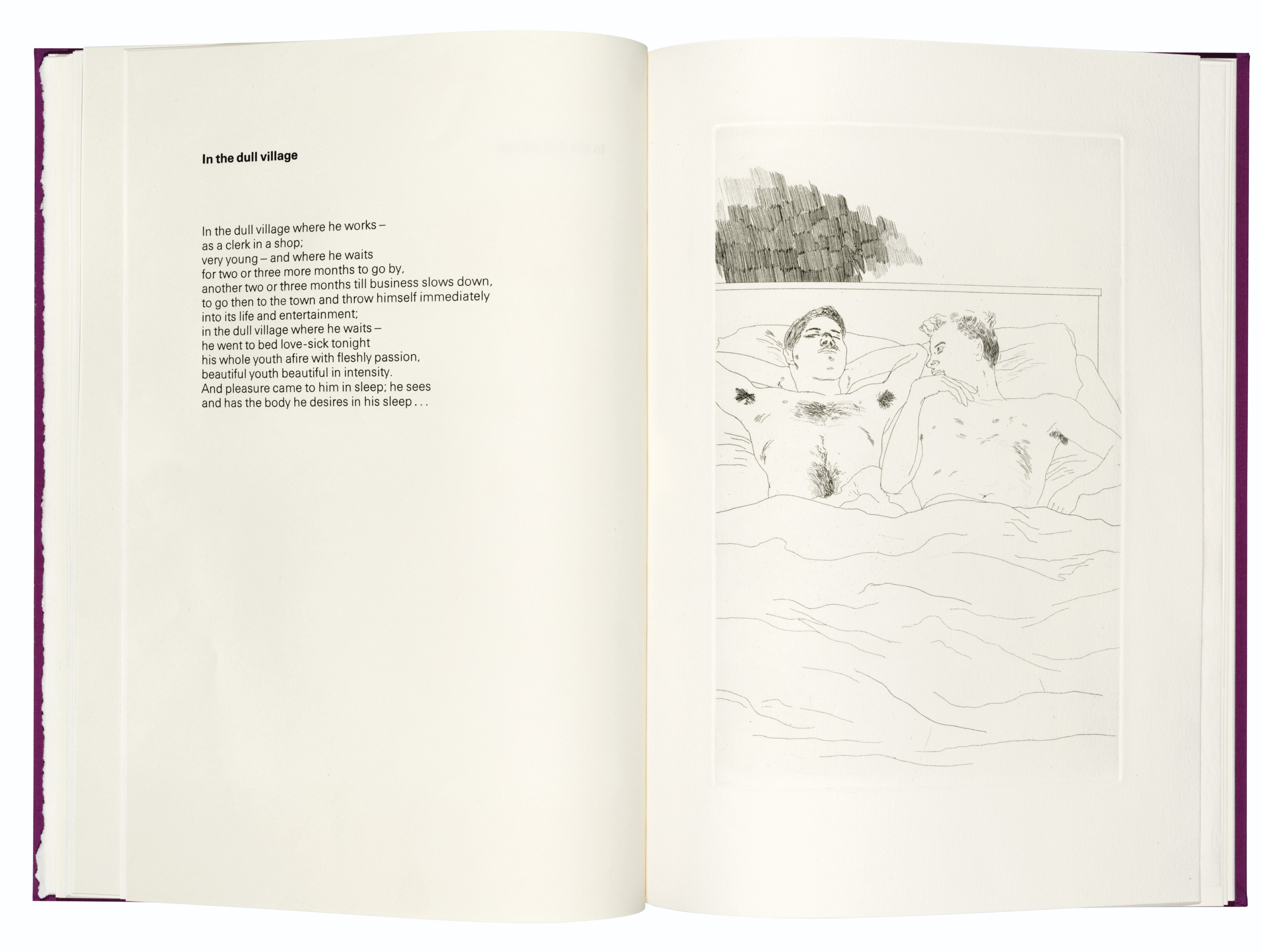 David Hockney — Иллюстрации к четырнадцати стихотворениям К. П. Кавафиса (издание А), изображение 1