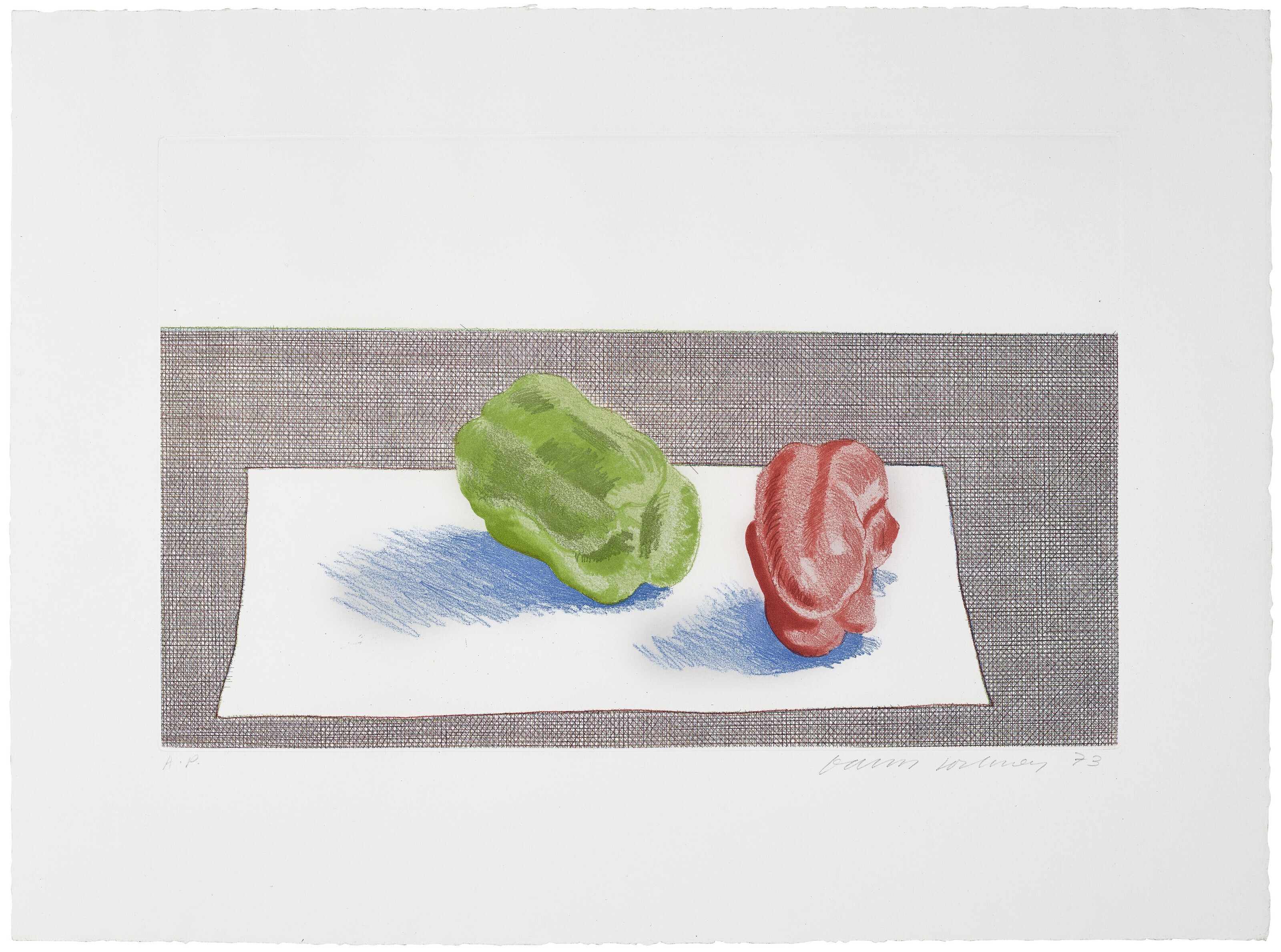 David Hockney — Два перца, изображение 1
