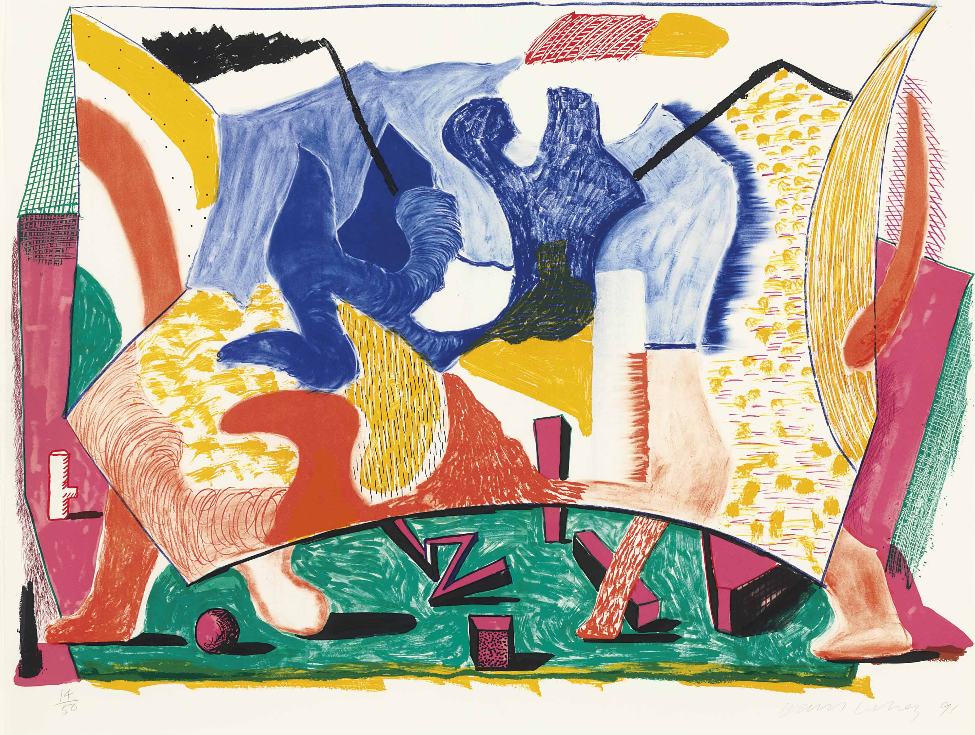 David Hockney — Двенадцать Пятнадцать