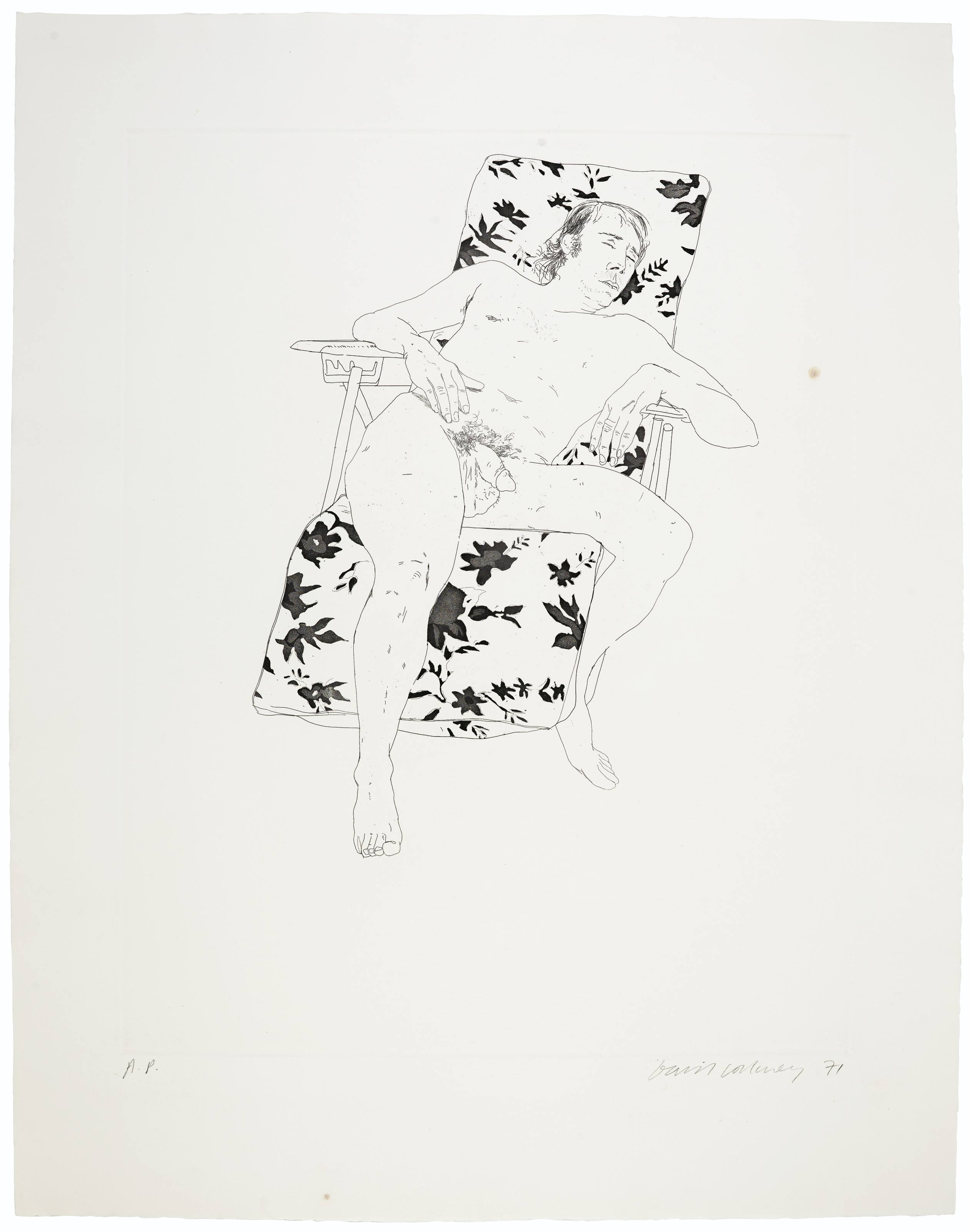 David Hockney — Мо Спит