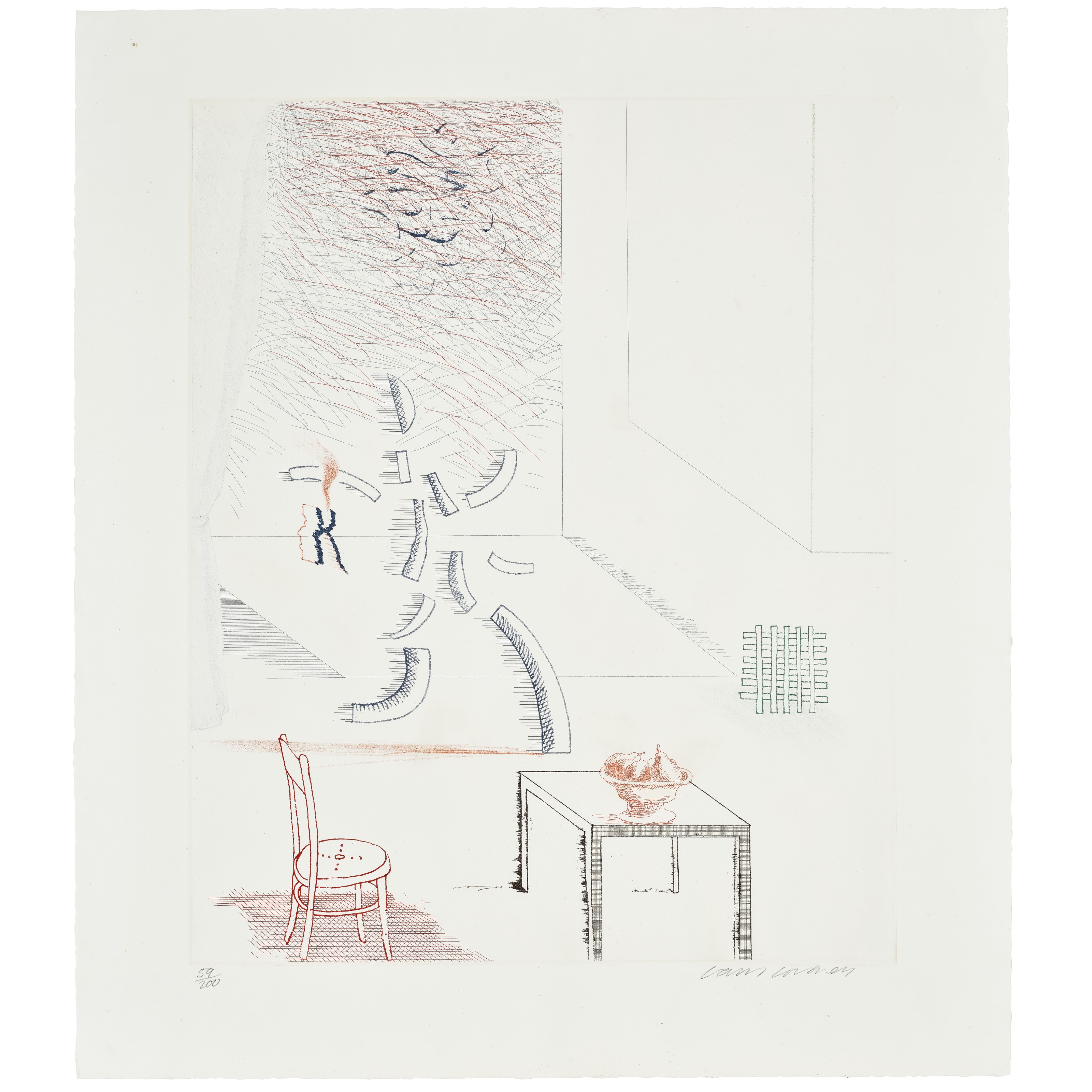 David Hockney — Тик-так, Тик-так, Сделай так, чтобы это было правдой, из "Голубой гитары".