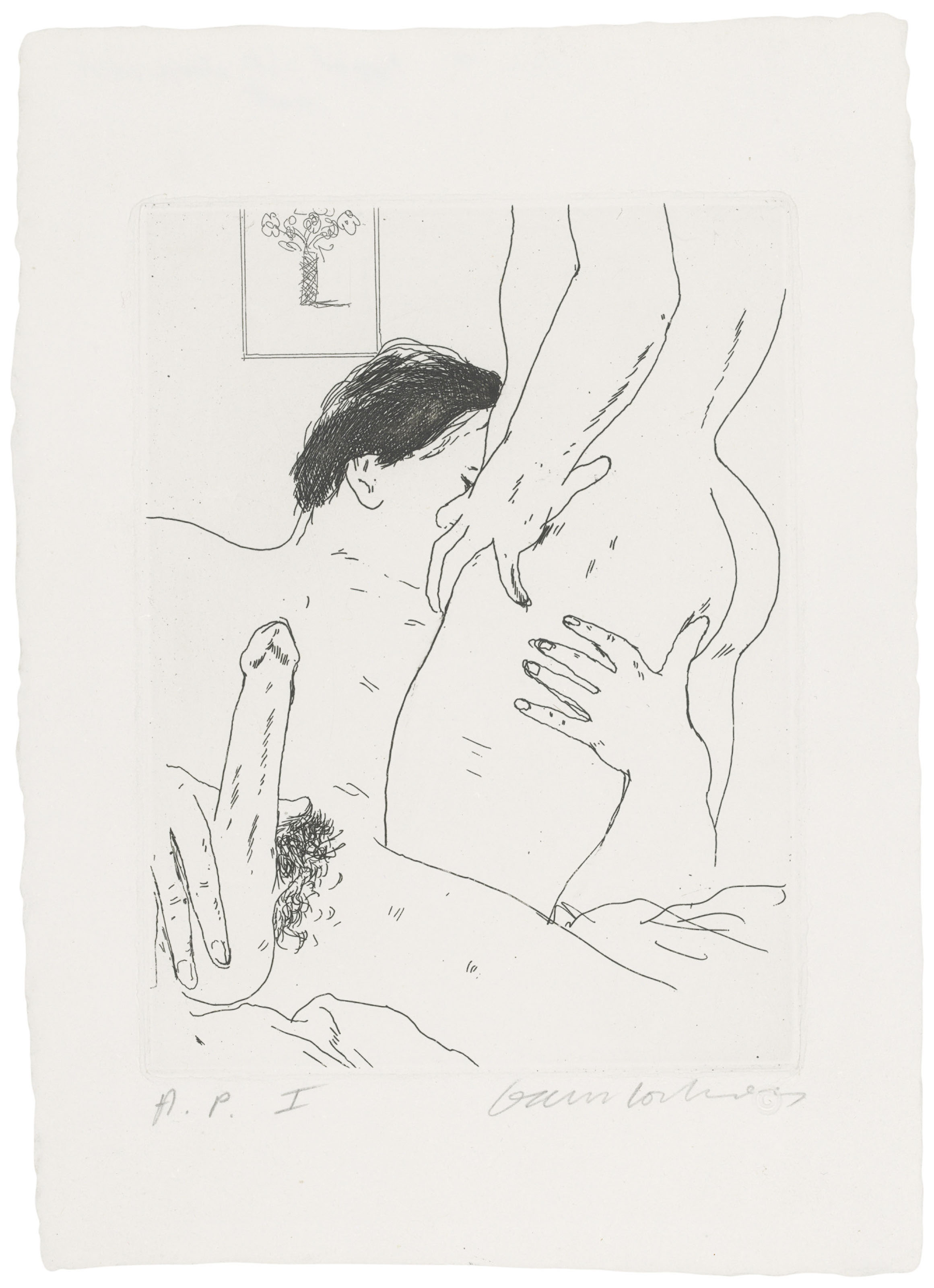 David Hockney — Эротическая гравюра