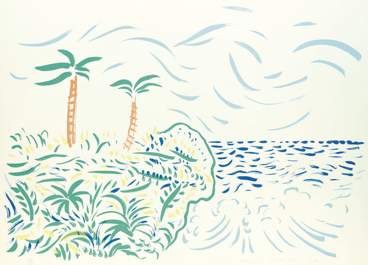 David Hockney — Бора-Бора (к. 213)