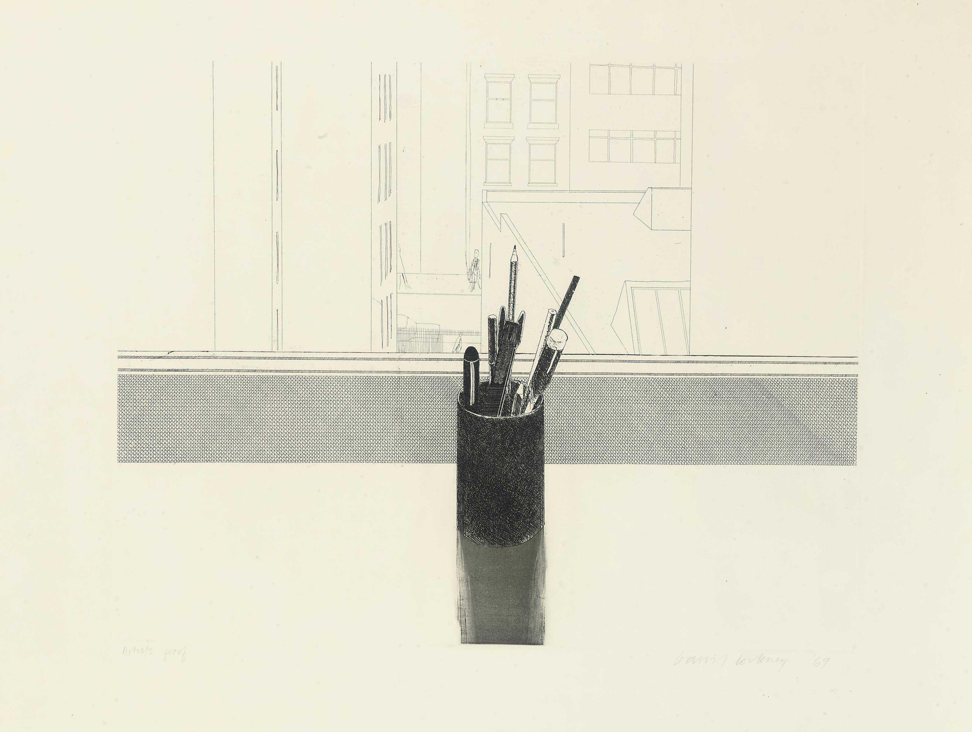 David Hockney — Натюрморт (S.A.C. 111; Токио 108)