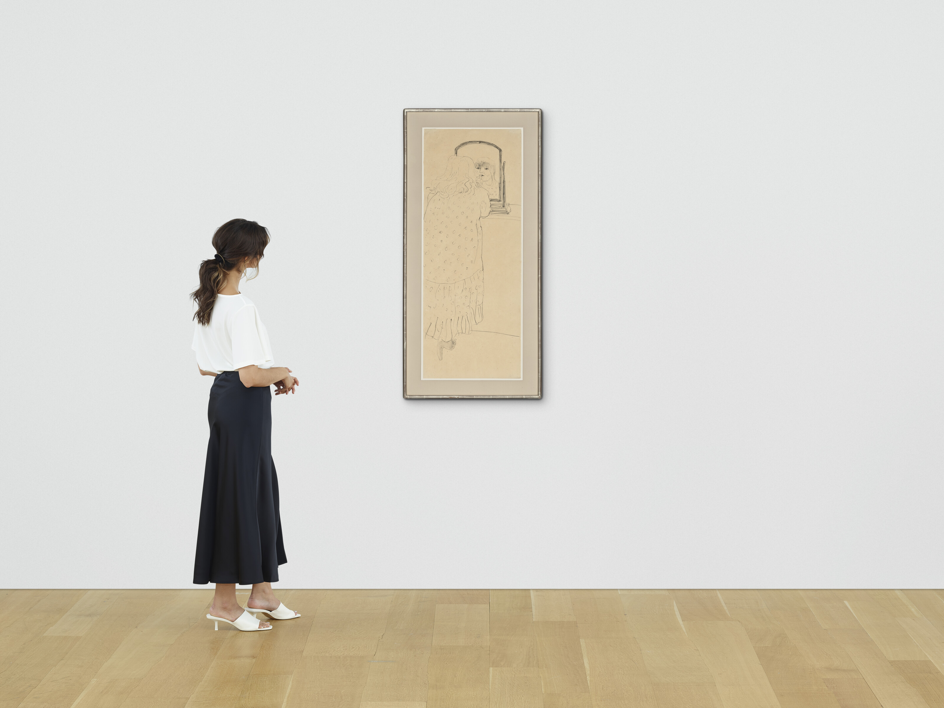 David Hockney — Энн красит губы, изображение 3
