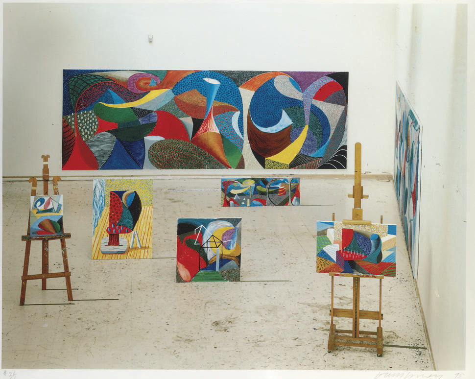 David Hockney — В студии 16 марта 1995 года (с. 354)